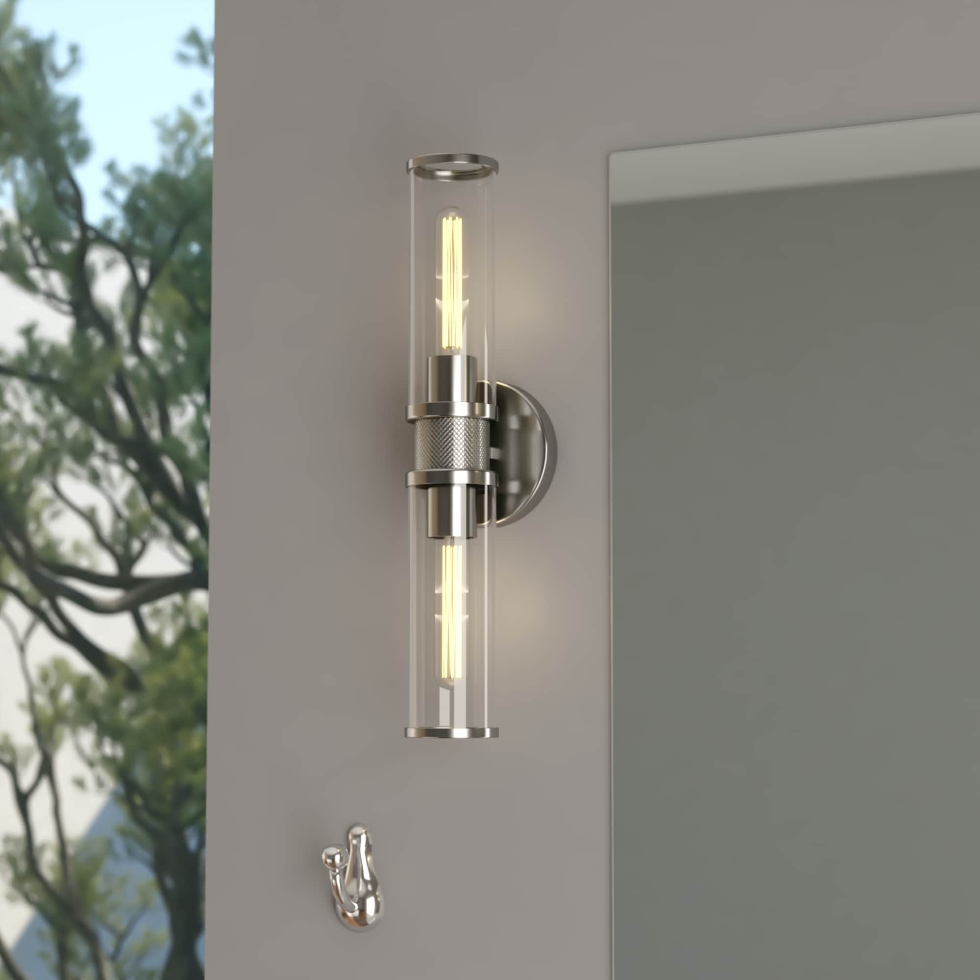 Cascadia W0389 Levitt 19.25-in 2 -Light Polished Nickel Modern/contemporary Vanity light bar