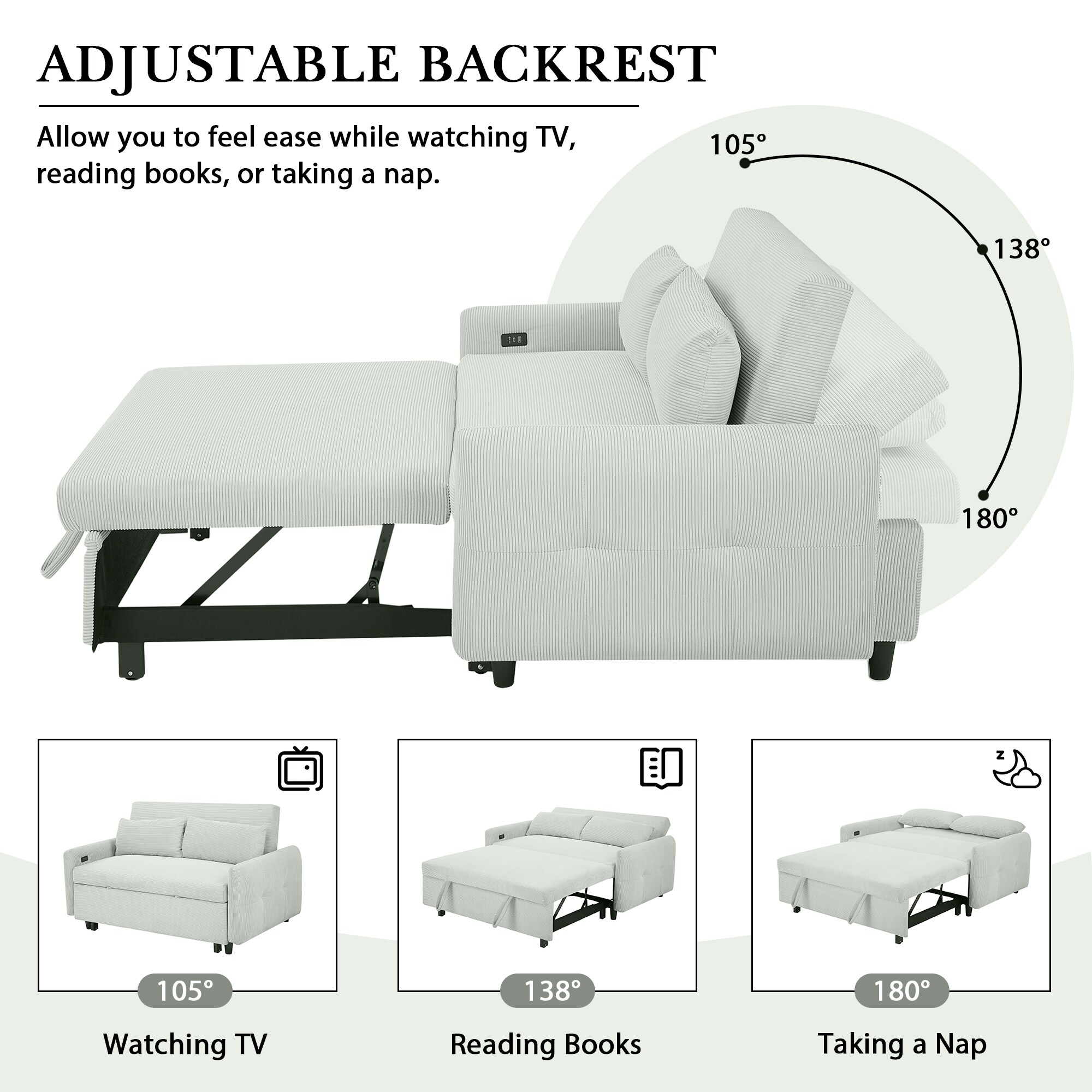 ModernLuxe N719P185194E Sofas-Loveseats - View #3