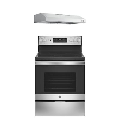 Shop GE 30-in Freestanding Electric Range and 30-in Undercabinet