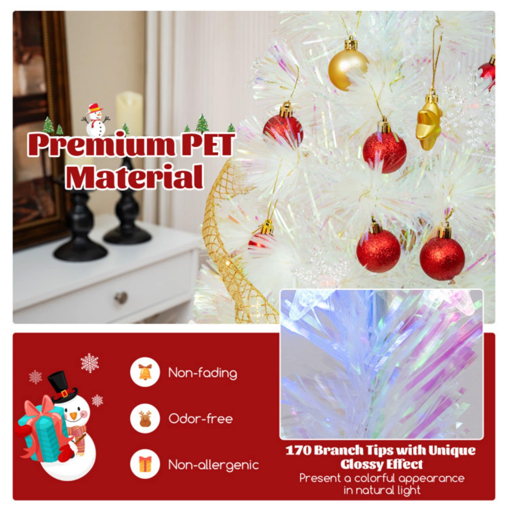 WELLFOR CM-HPY-19736 Artificial-Christmas-Trees - View #5