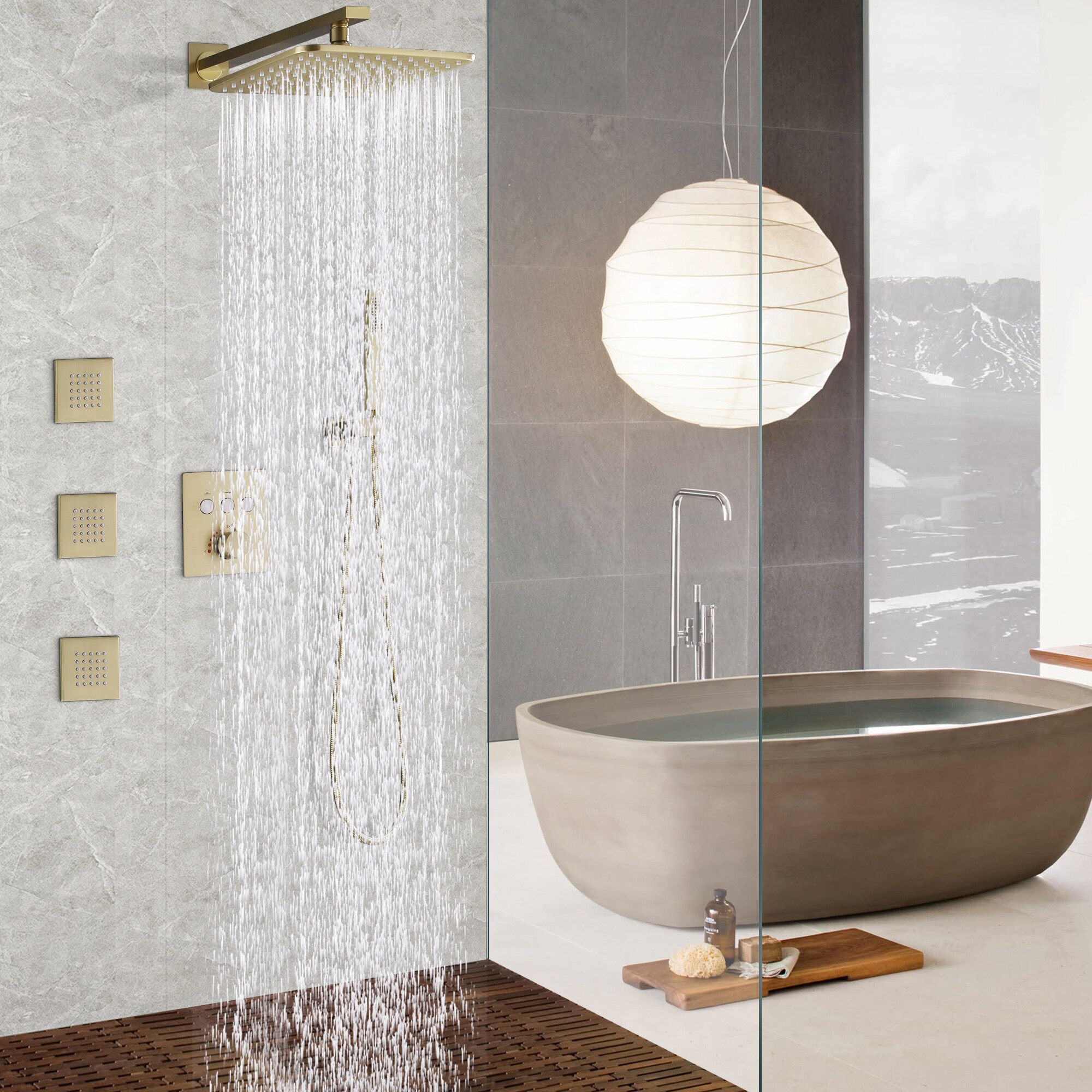 WELLFOR WB-0977 Showerhead-Bar-Panels - View #2