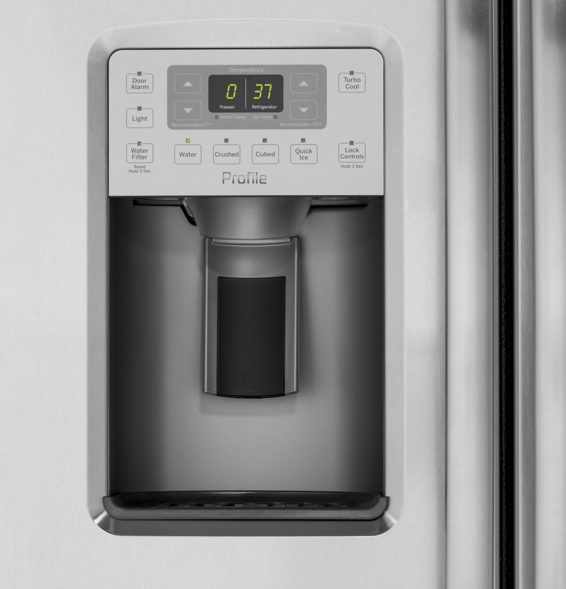 GE PZS22MSKSS Side-By-Side - View #3