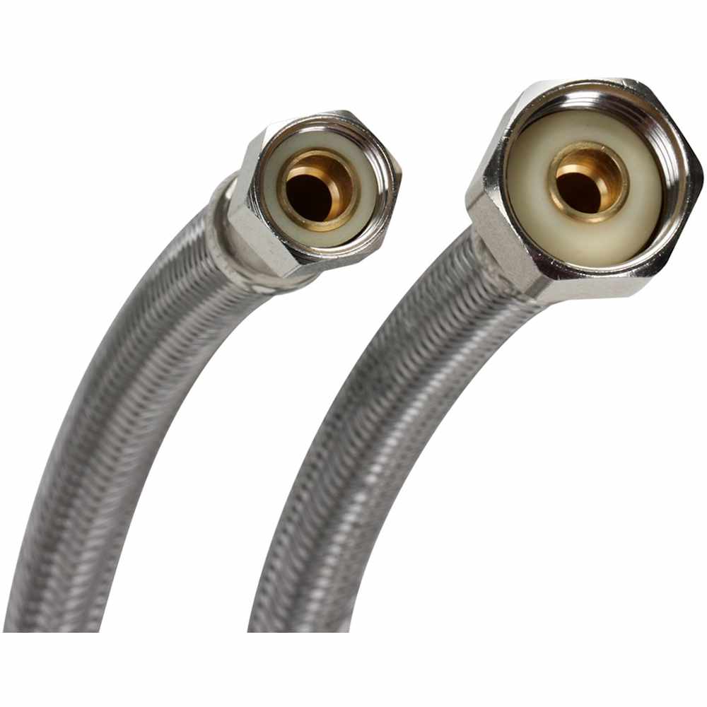 Fluidmaster  PRO1F09 9 Inch Faucet Hoses, 3/8 Inch x 1/2 Inch F.I.P.