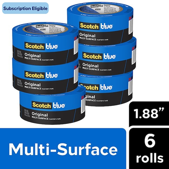 ScotchBlue Original Multi-Surface 6-Pack 1.88-in x 60 Yard(s) Painters Tape  in the Painters Tape department at