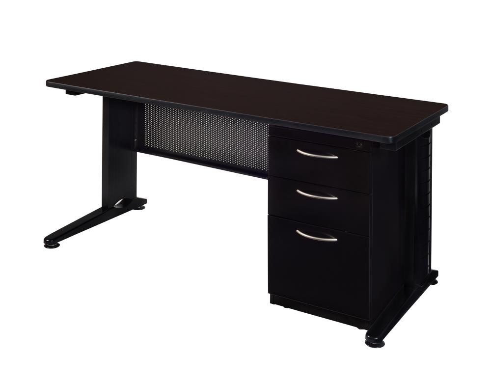 Regency MSP6630MW Fusion 30-in Brown Modern/Contemporary Computer Desk