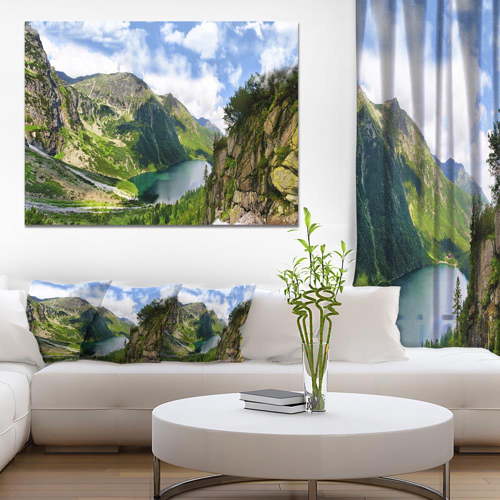 Designart 30-in H x 40-in W Landscape Print on Canvas in the Wall Art ...