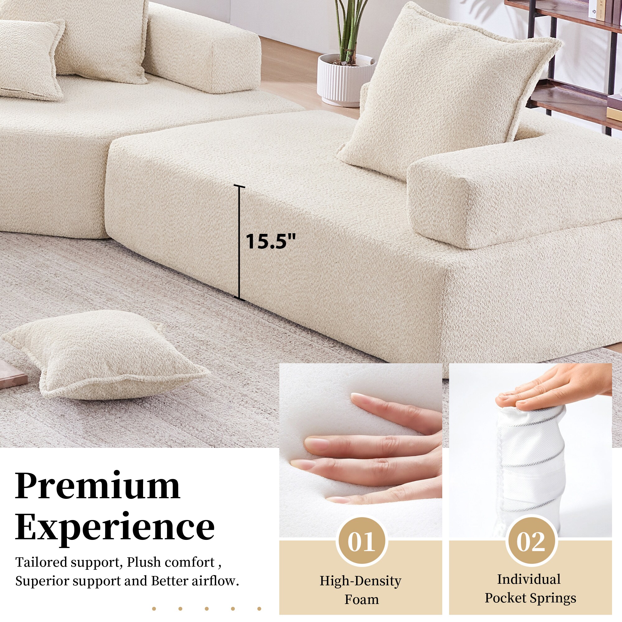 ModernLuxe N723P167171 Sofas-Loveseats - View #6