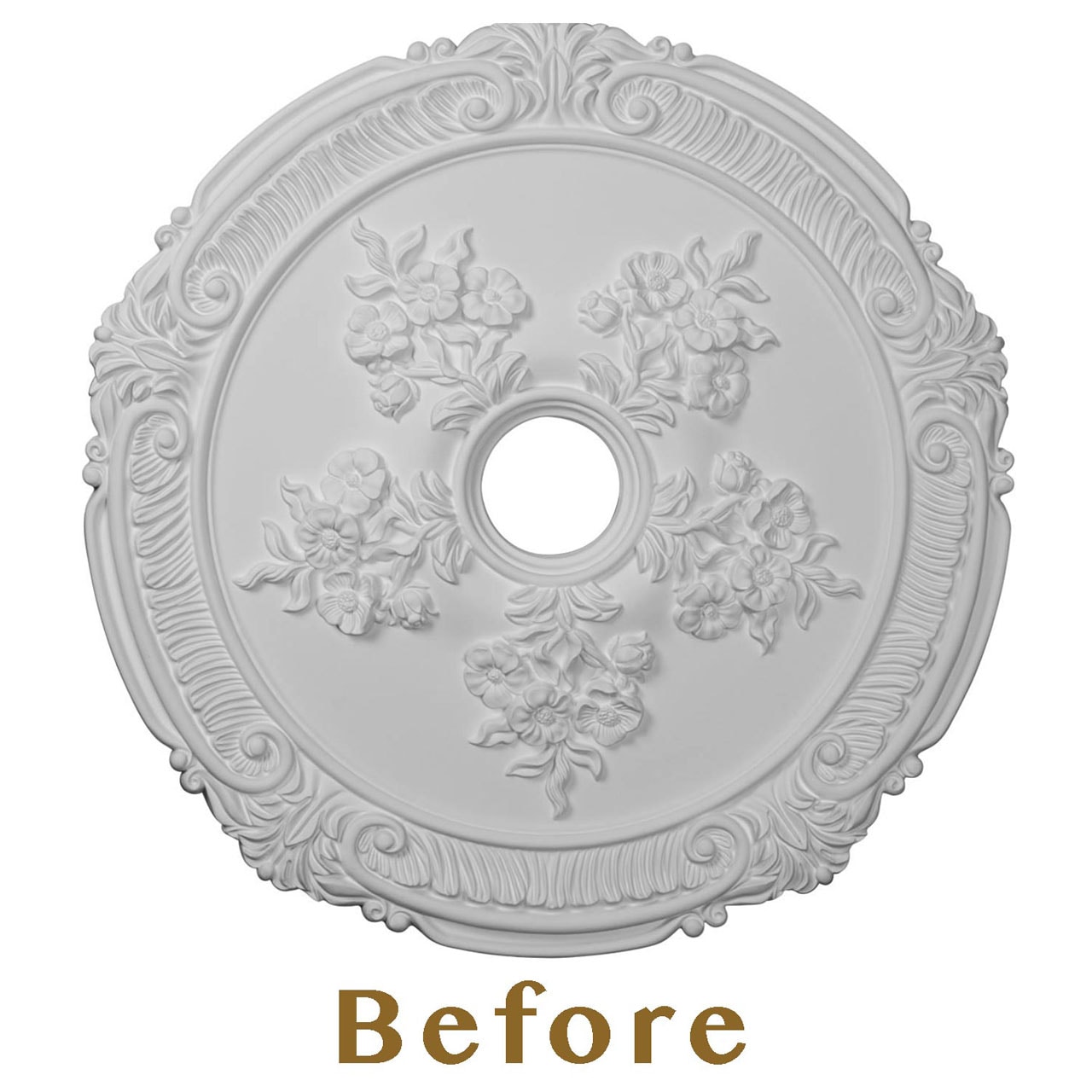 From Plain to Beautiful in Hours CCMF-013-INT-LL Ceiling-Medallions - View #3