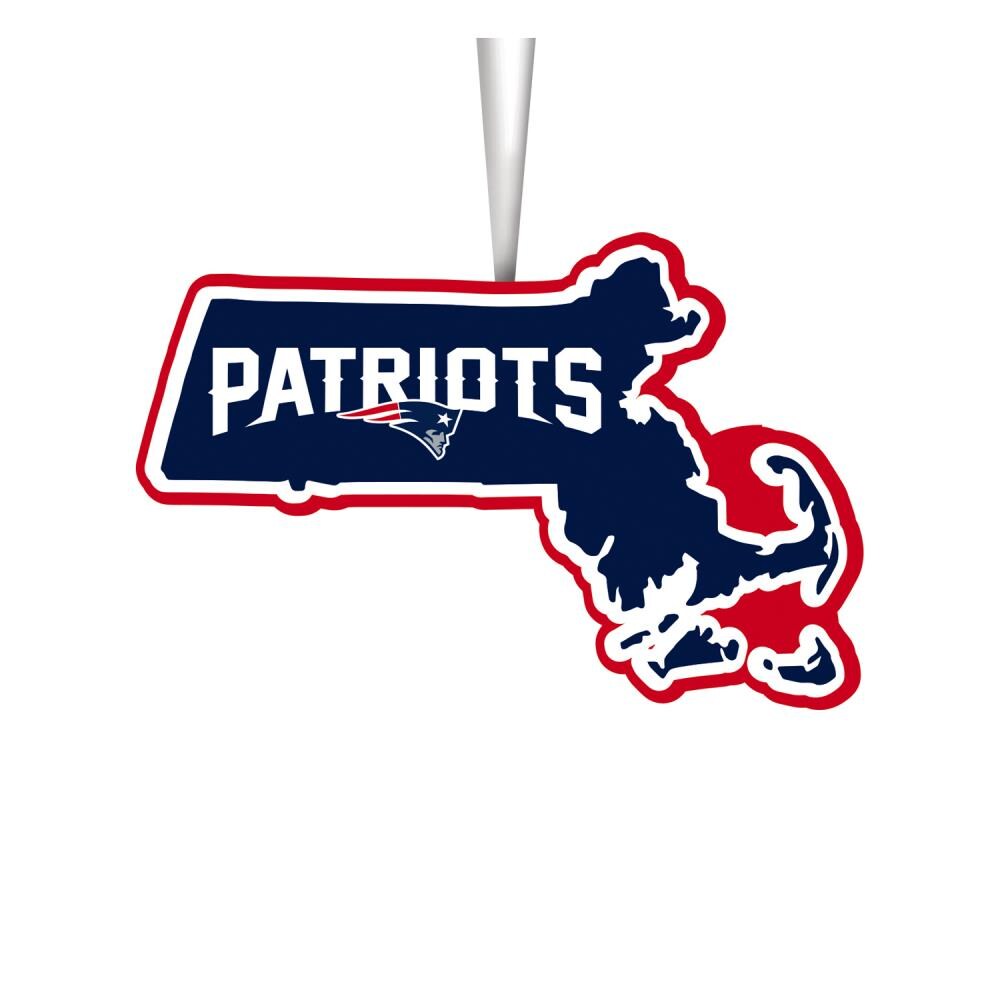 New England Patriots 5 Pack Shatterproof Ball Ornament Set