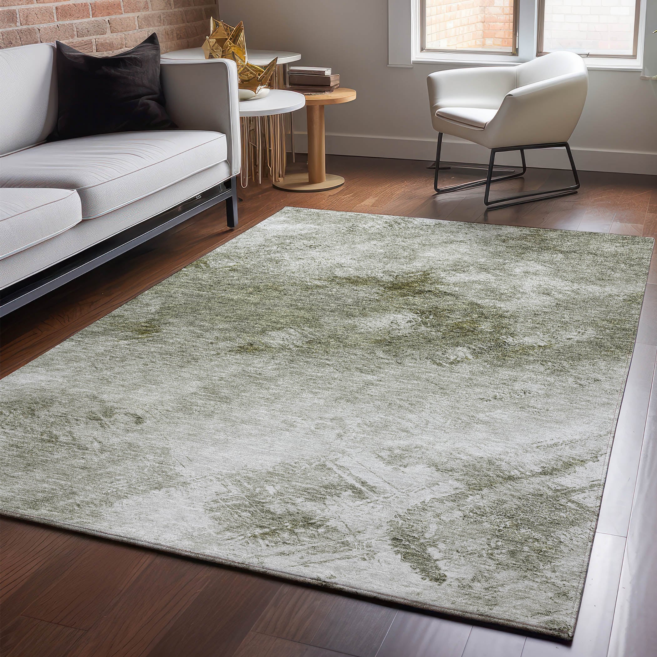 Addison Rugs AMF590TP9X12 Mayfield AMF590TP 9 x 12 (ft) Loomed Polyester Taupe Rectangular Indoor Geometric Machine washable Area rug