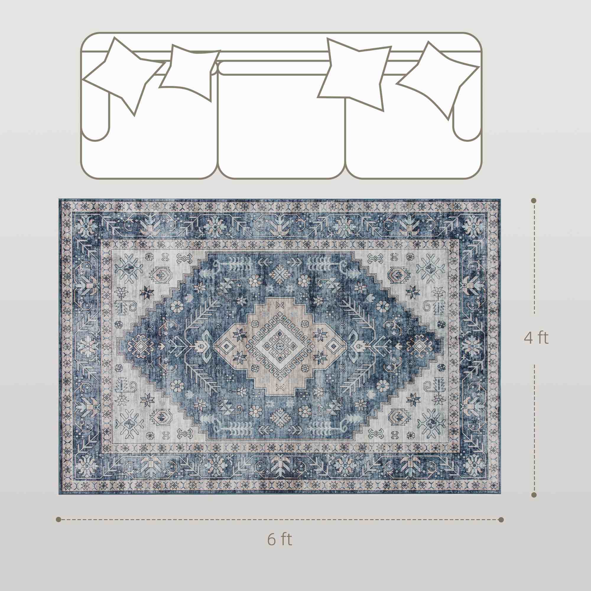 Wudkey L4-RB9A7R rugs - View #3