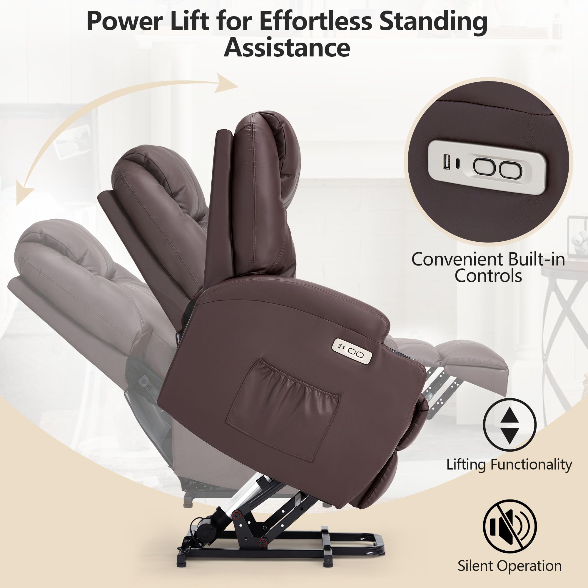 AECOJOY 13037BR-LS01 recliners - View #3