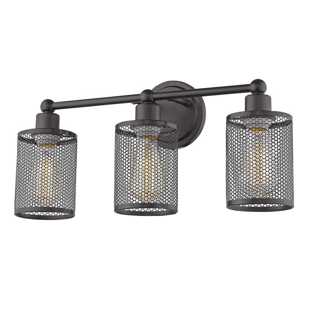 EGLO 203463A Verona 20.25-in 3-Light Bronze Transitional Vanity Light