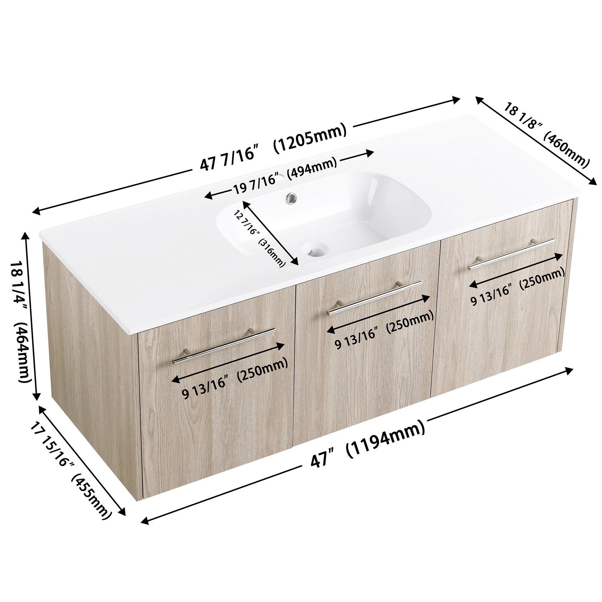 Forclover QNM-0736-MGG Bath-Vanity-Combo - View #4