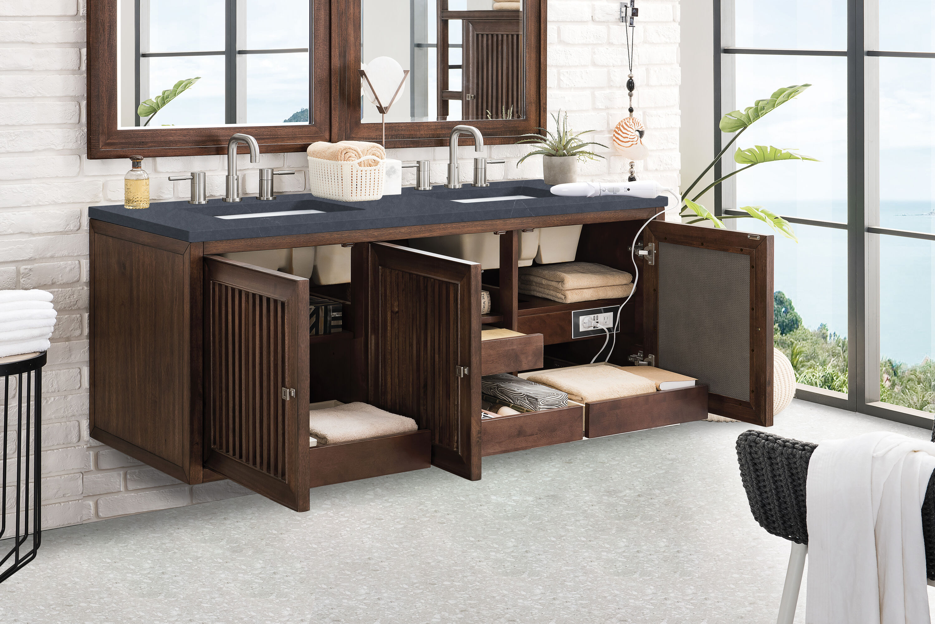 James Martin Vanities E645-V60D-MCA-3CSP Bath-Vanity-Combo - View #5