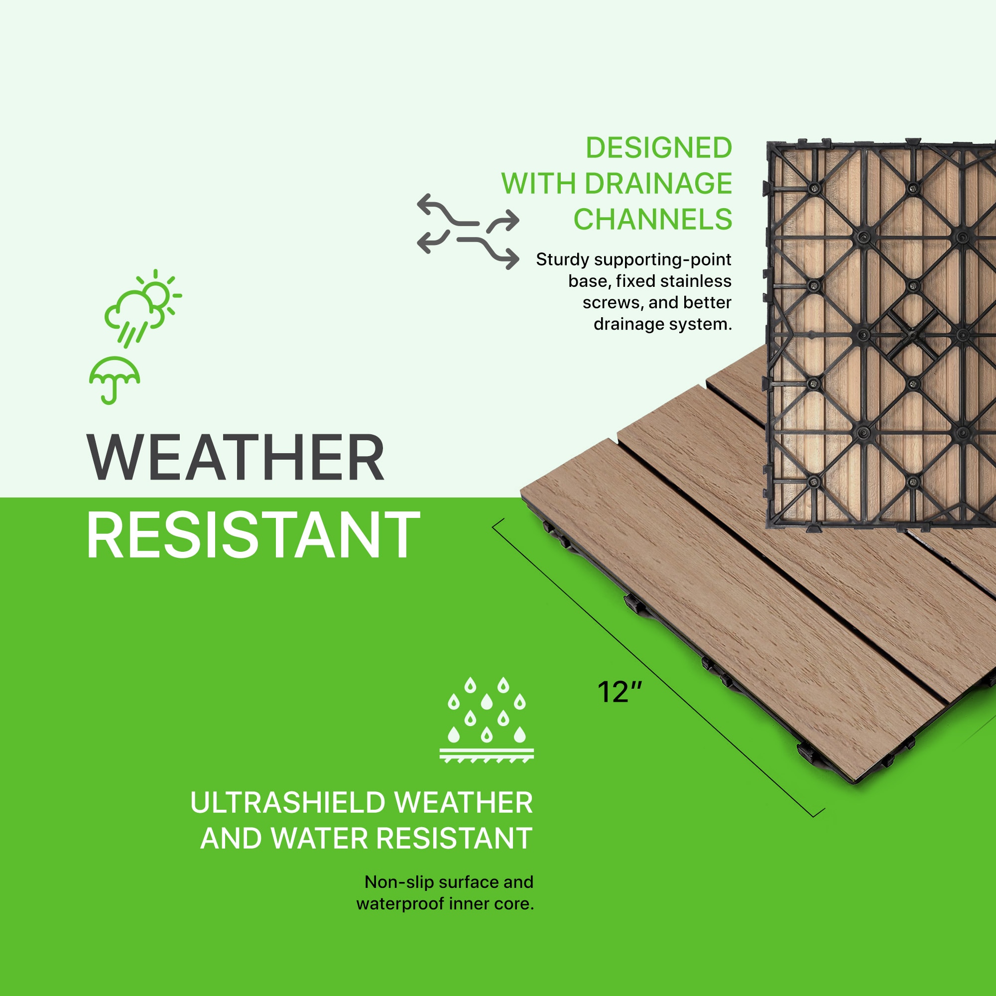 NewTechWood US-QD-ZX-MP Deck-Tiles - View #6
