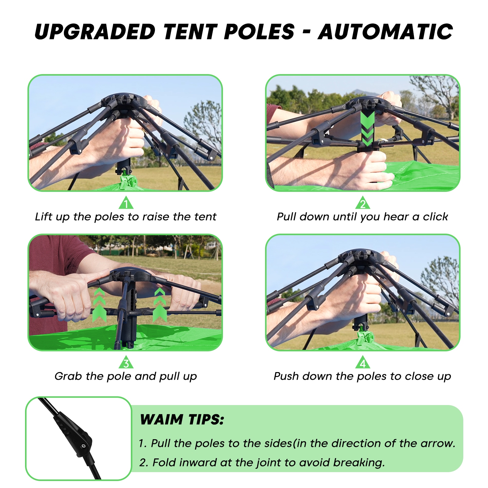 GARSING MAN-AUTODO--4P-GR tents - View #4