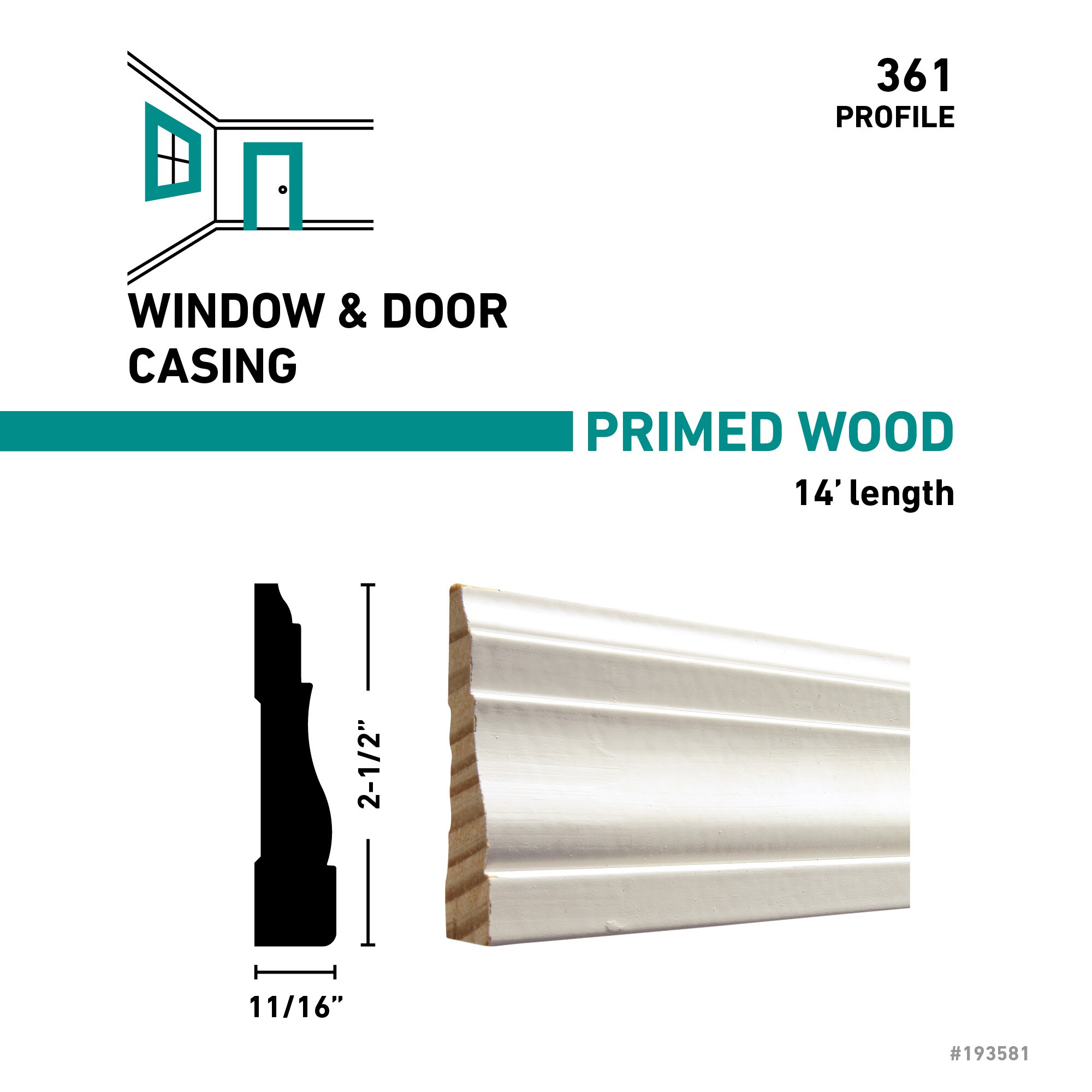 RELIABILT 36114FJPMD Window-Door-Casings - View #2