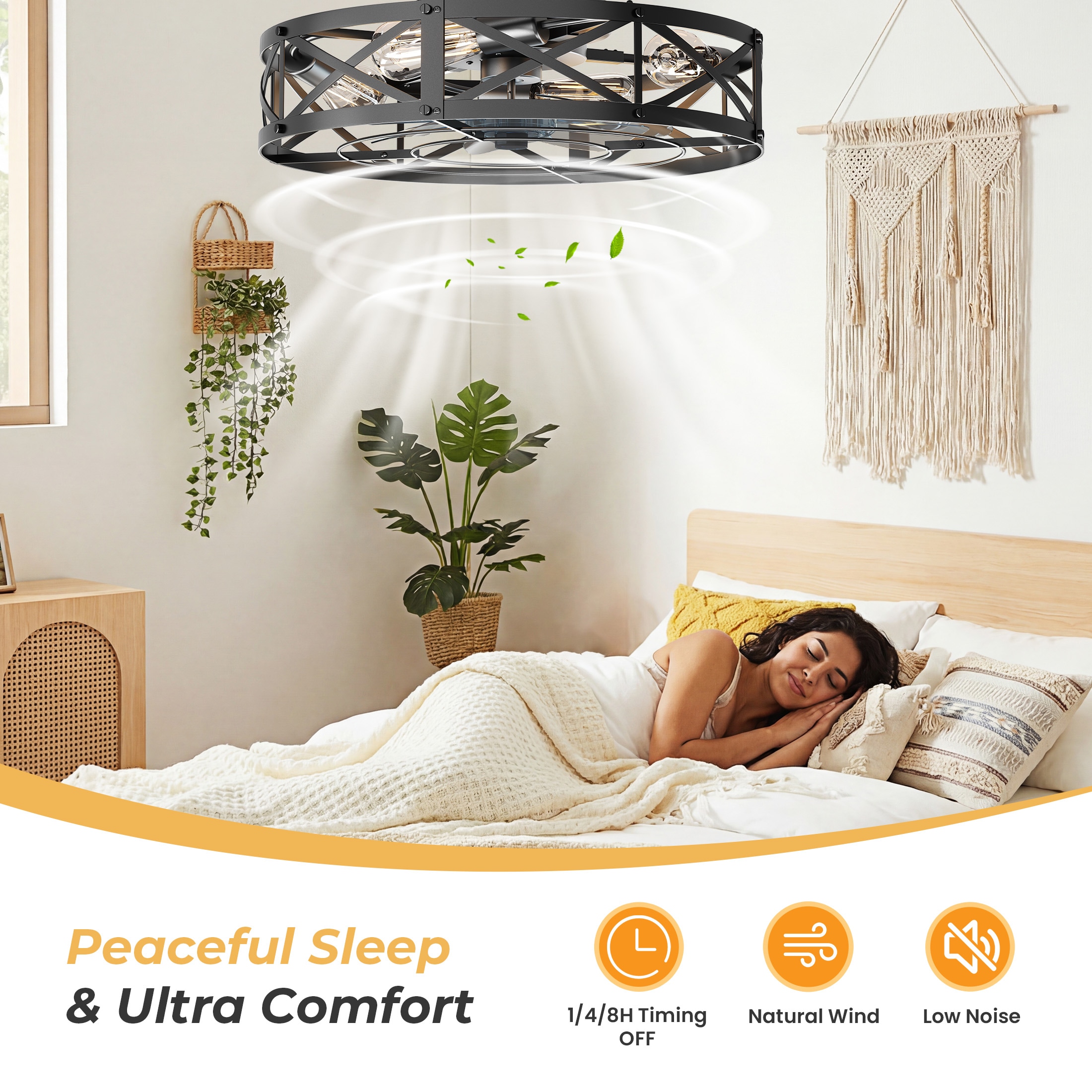 Sweetcrispy L-AC-DSV4NDS-22BK Ceiling-Fans - View #4