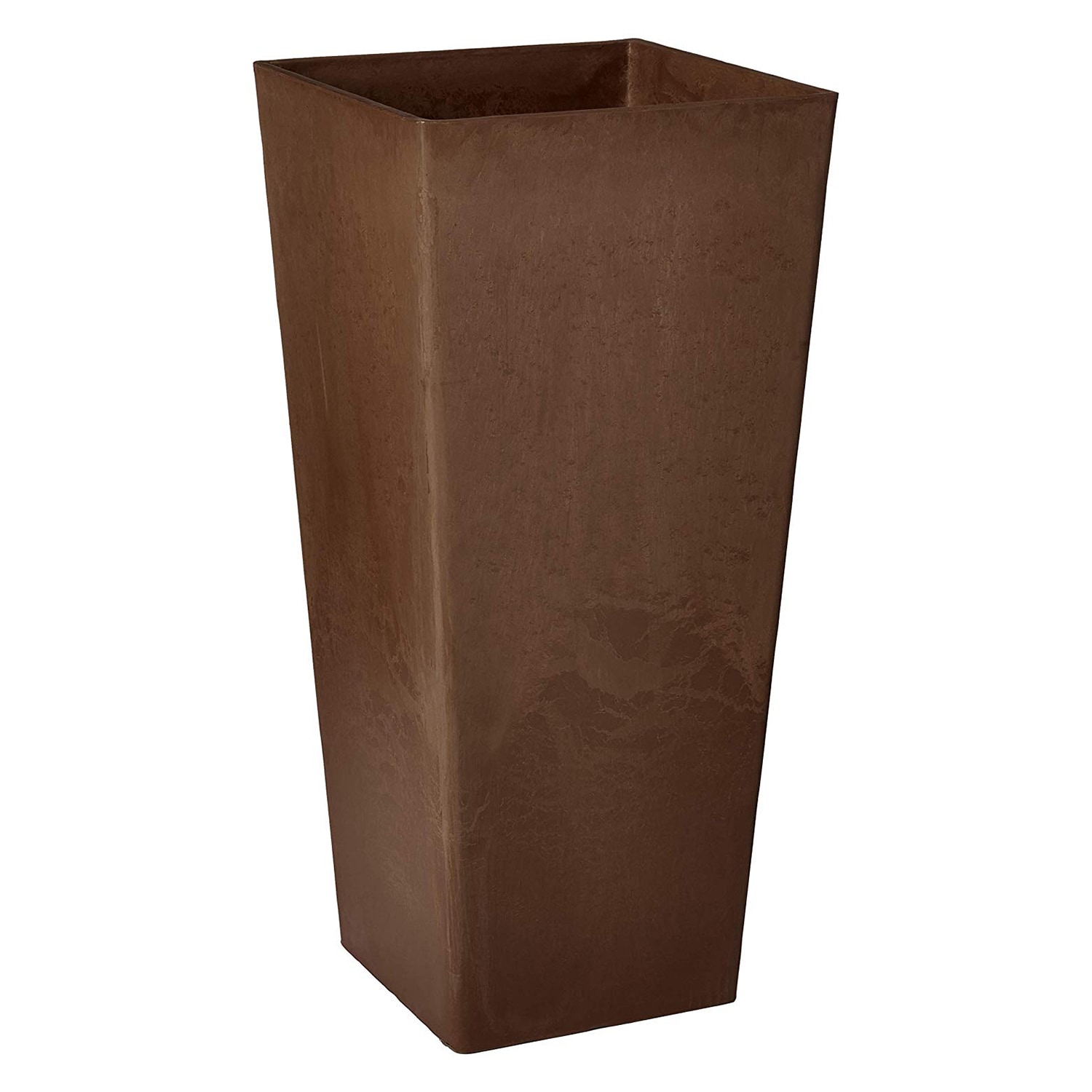 Arcadia Garden Products FS32C Rectangle 28.0-in W Large Brown Plastic Indoor/Outdoor Planter