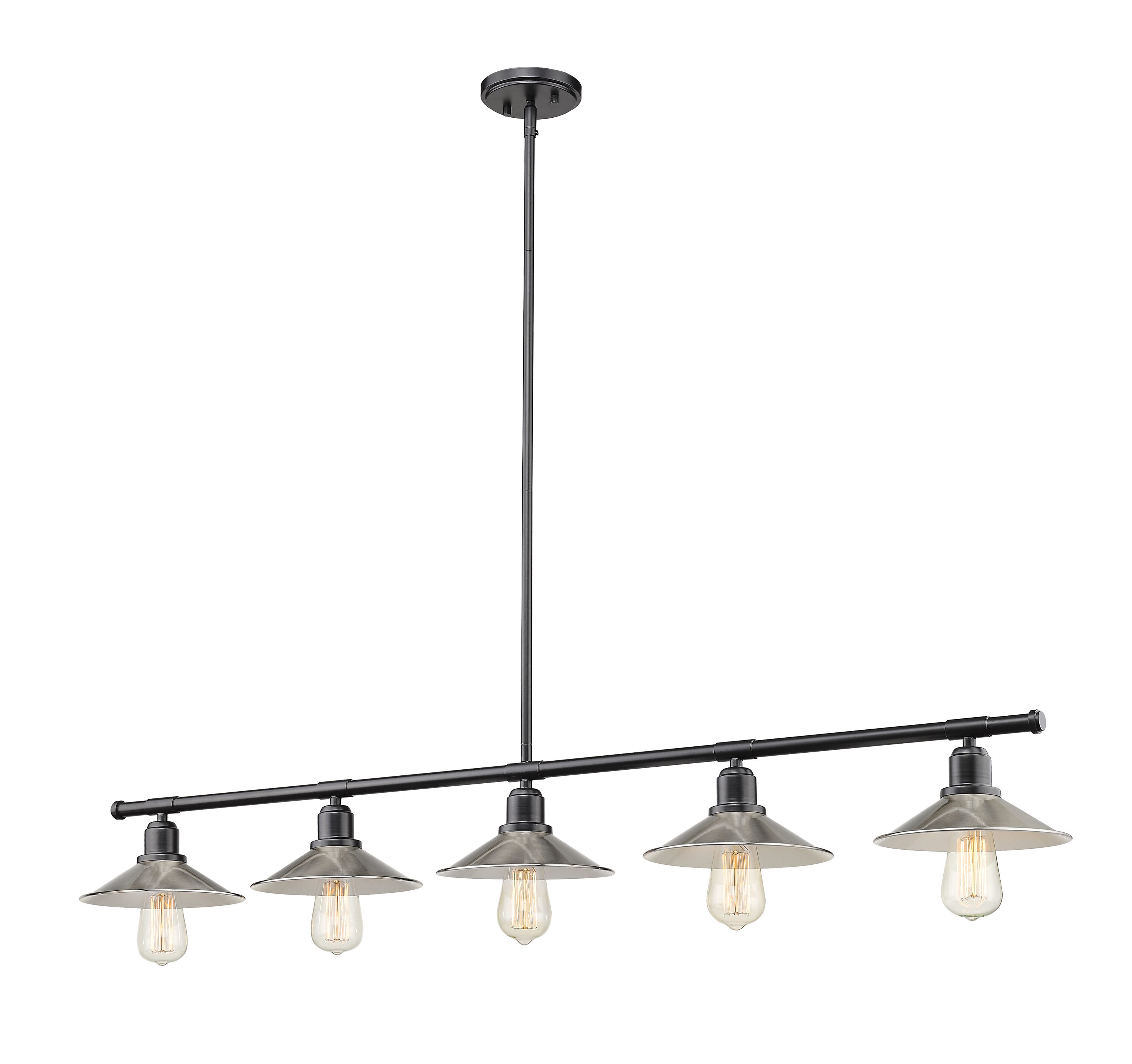 Z-Lite 613-5L-MB+BN Pool-Table-Lighting - View #2