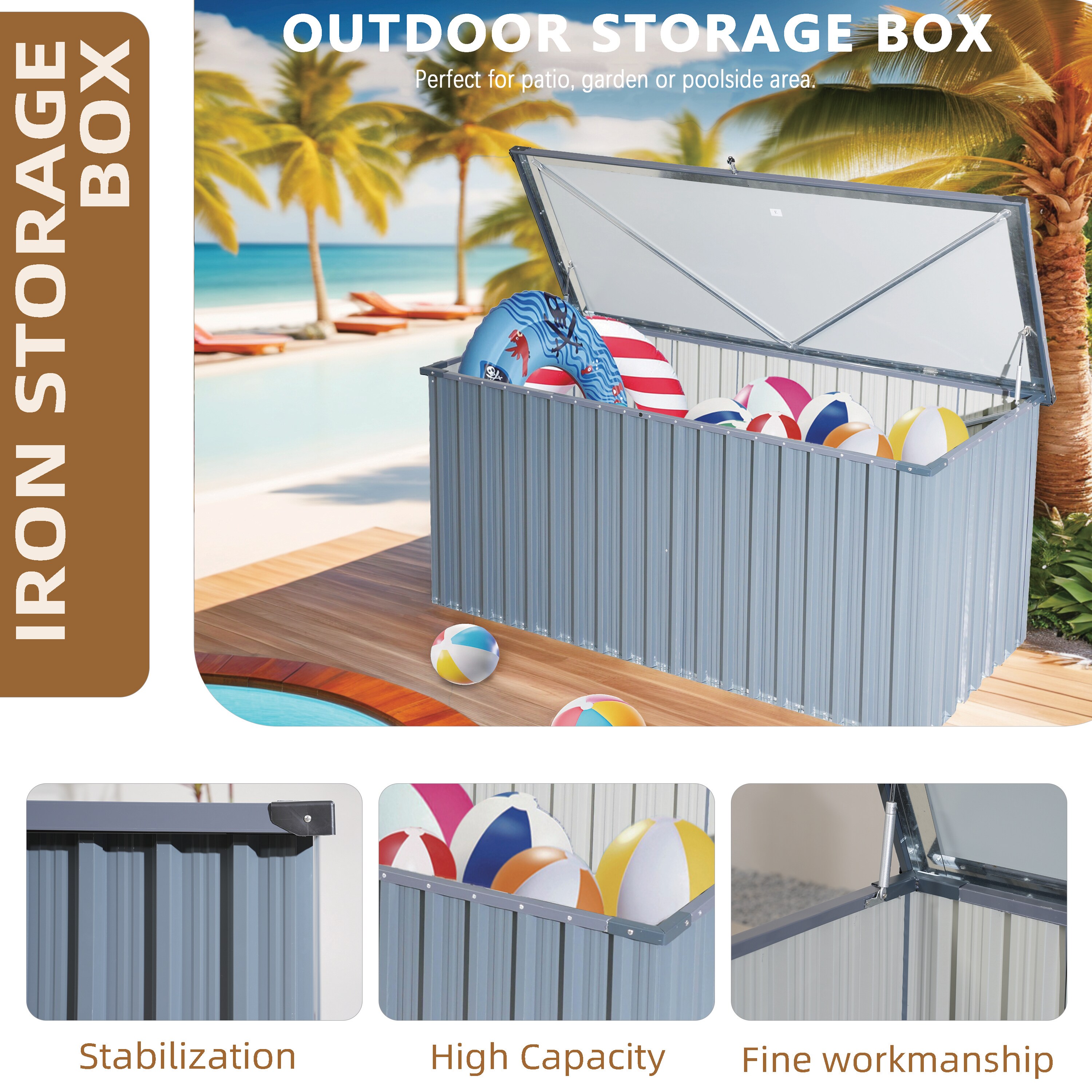 Direct Wicker DWA-9072-GR Deck-Boxes - View #10