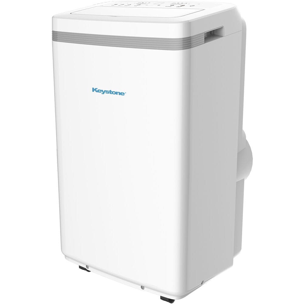 Keystone 12000-BTU DOE (115-Volt) White Vented Portable Air Conditioner with Remote Cools 550-sq ft KSTAP12PINV Sansujyuku sansujyuku.com