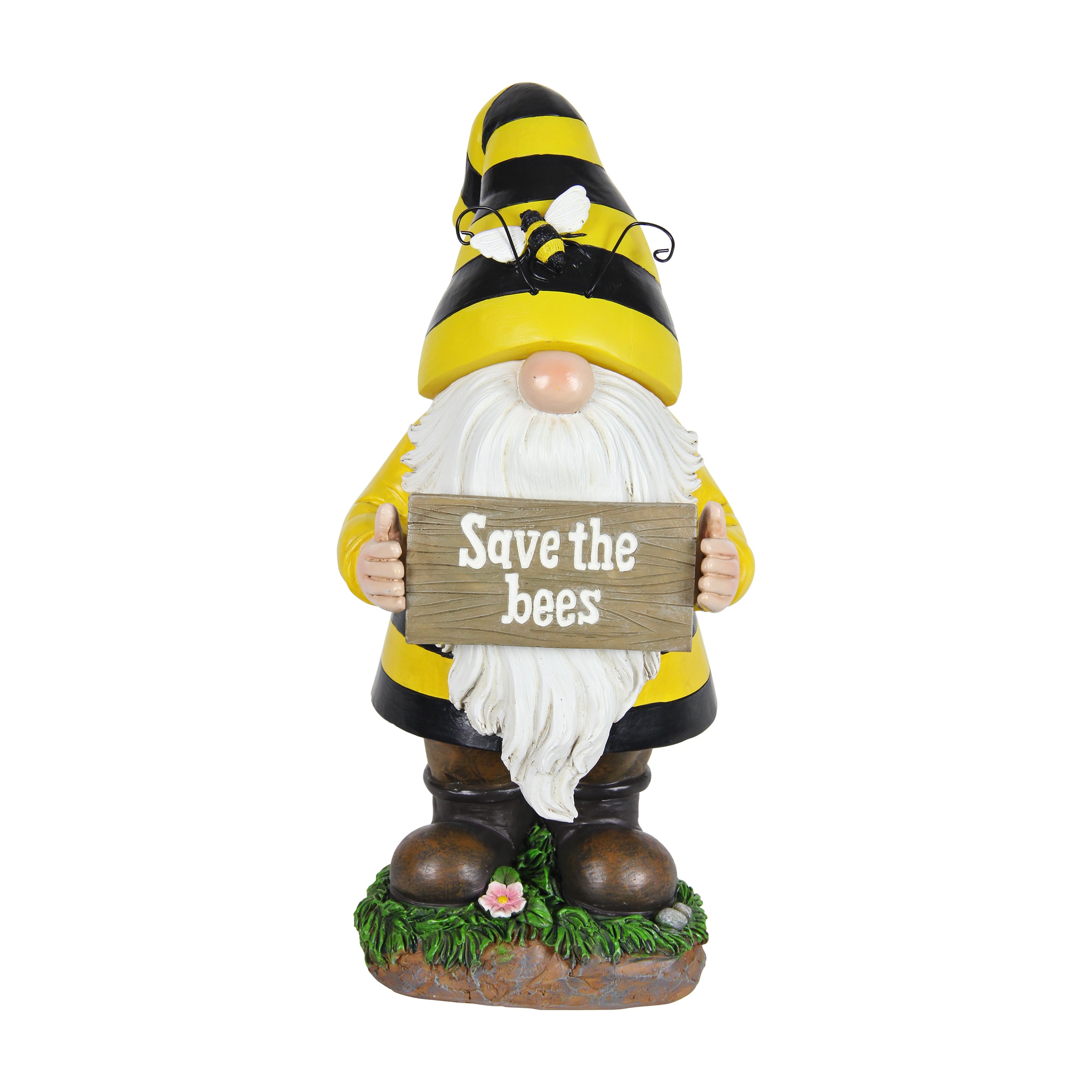 Exhart 72666-RS 12.6-Inches H x 5.51-Inches W Multiple colors/finishes Gnome Garden Statue