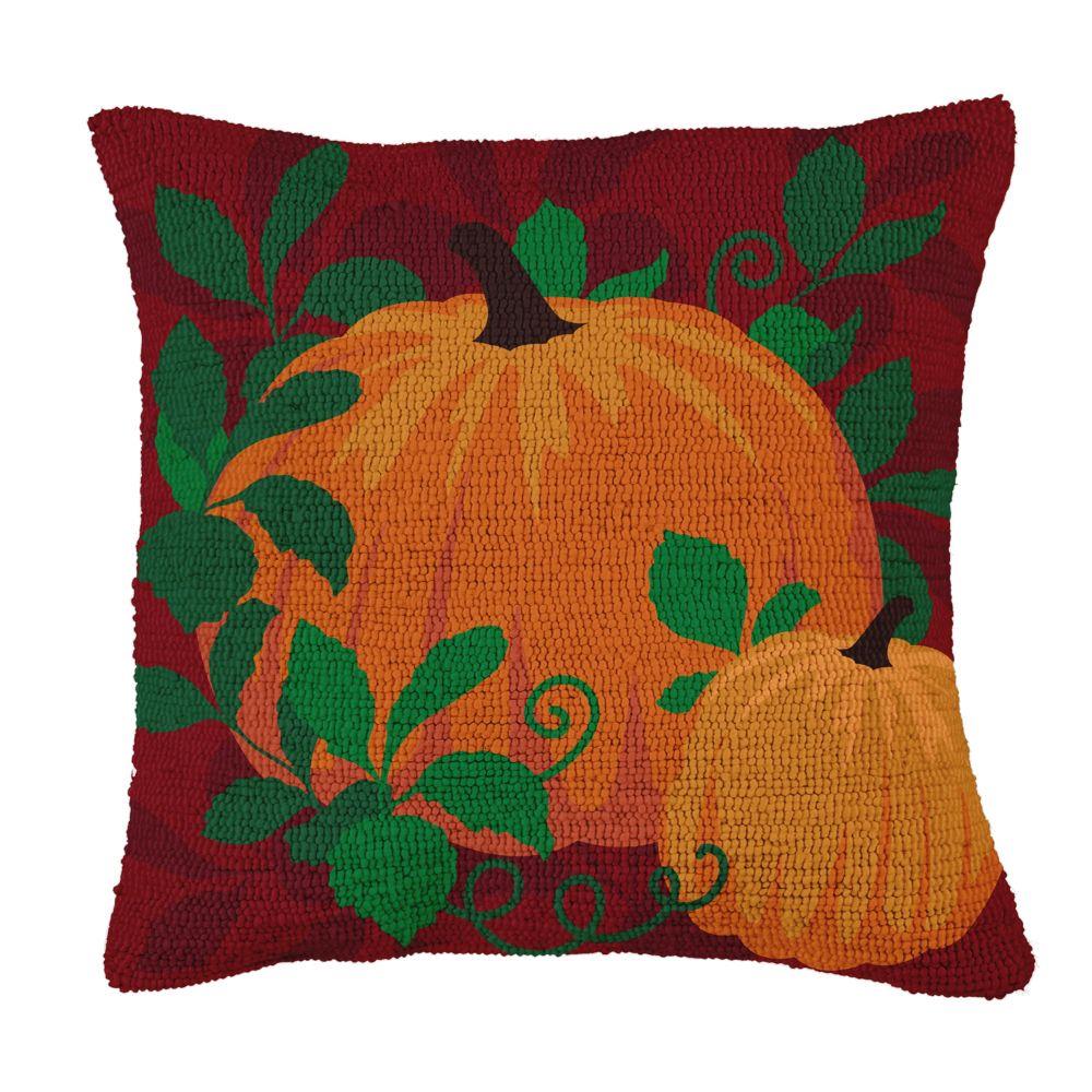 Plow Hearth Floral Multi Square Harvest Throw Pillow in the Outdoor Decorative Pillows department at Lowes