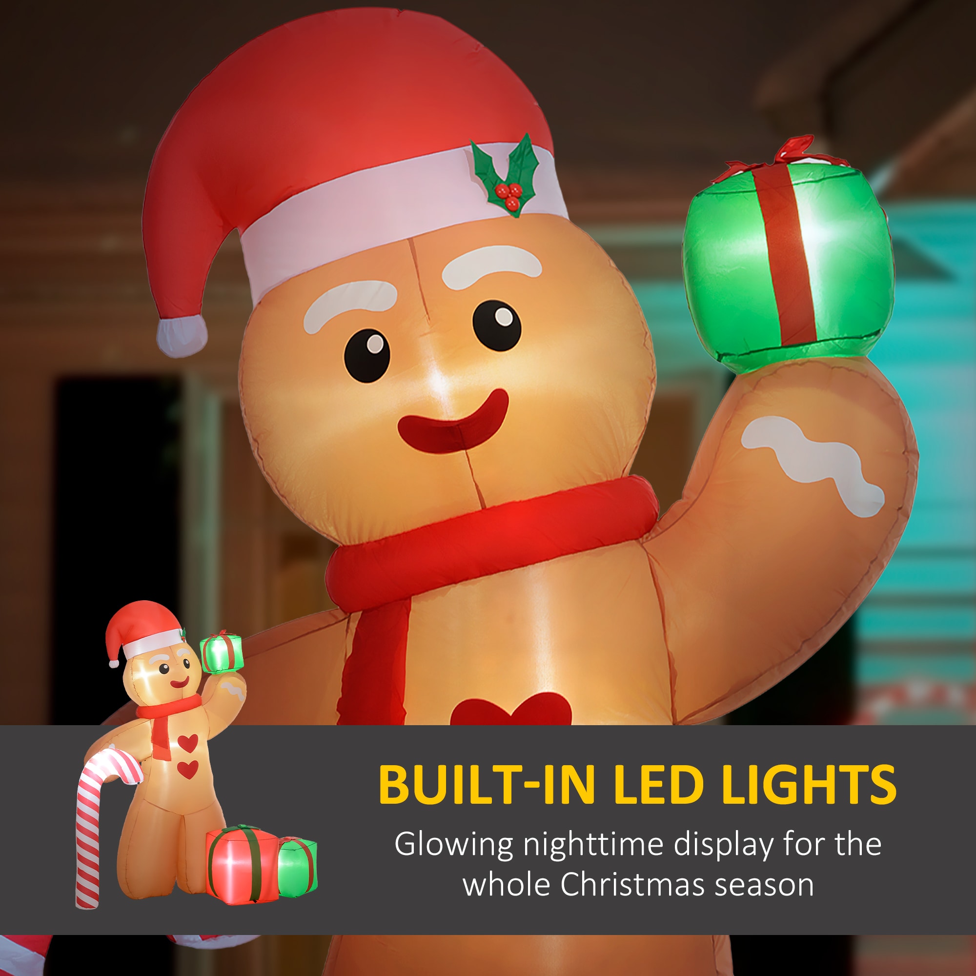 WELLFOR HYZ23955BN Christmas-Inflatables - View #4