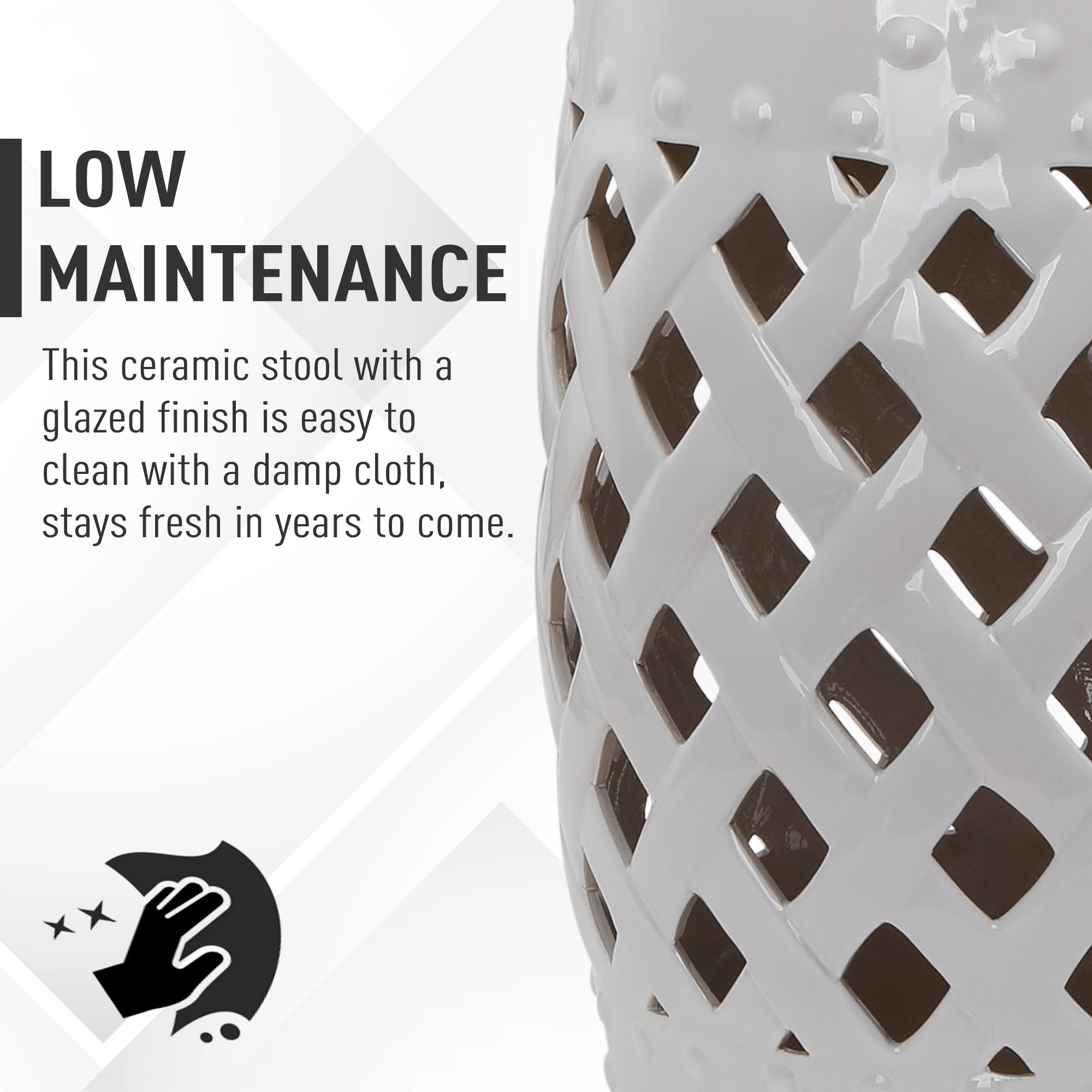 Outsunny 84B-332WT Garden-Stools - View #6