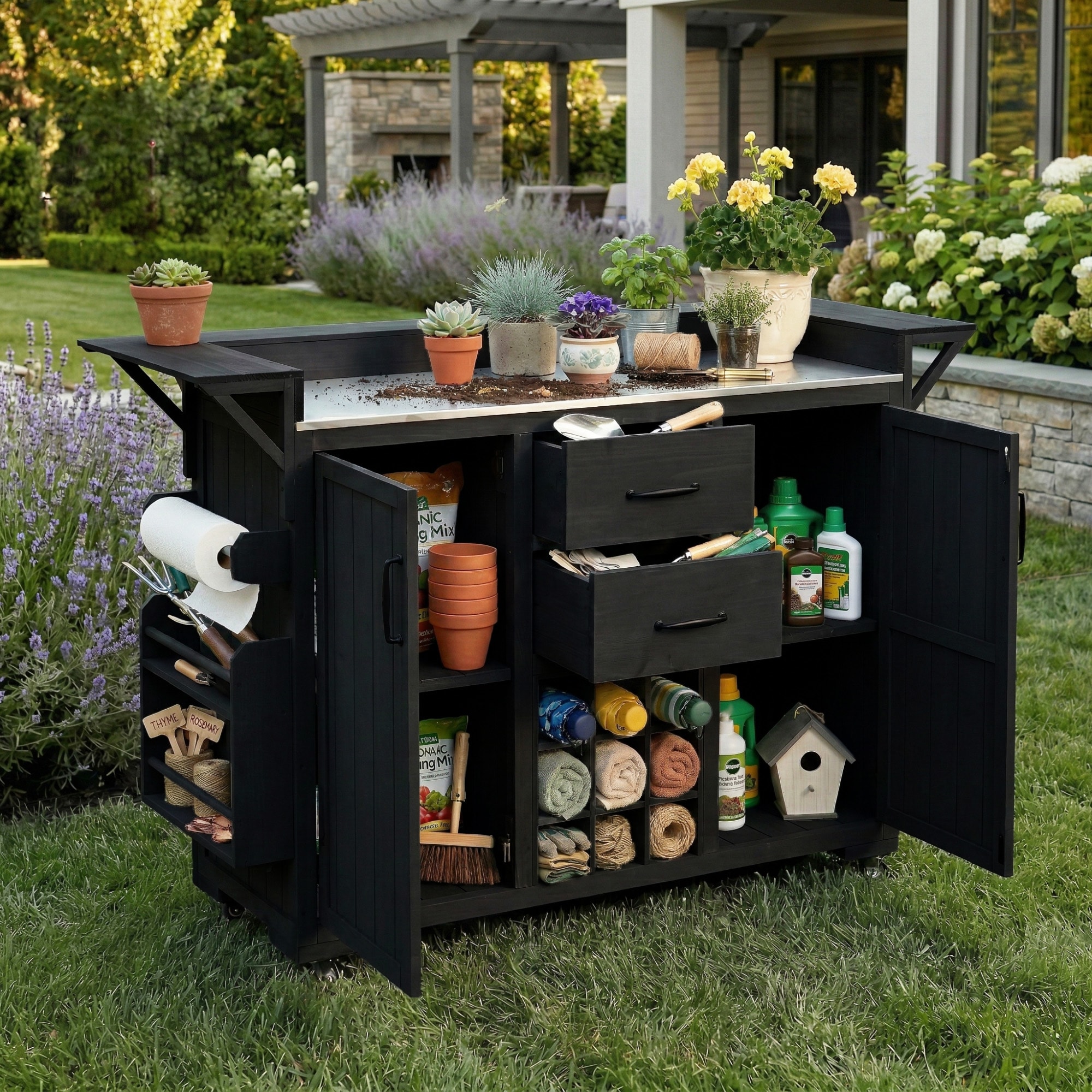 ModernLuxe L3P-N717P404327B Outdoor-Carts - View #2