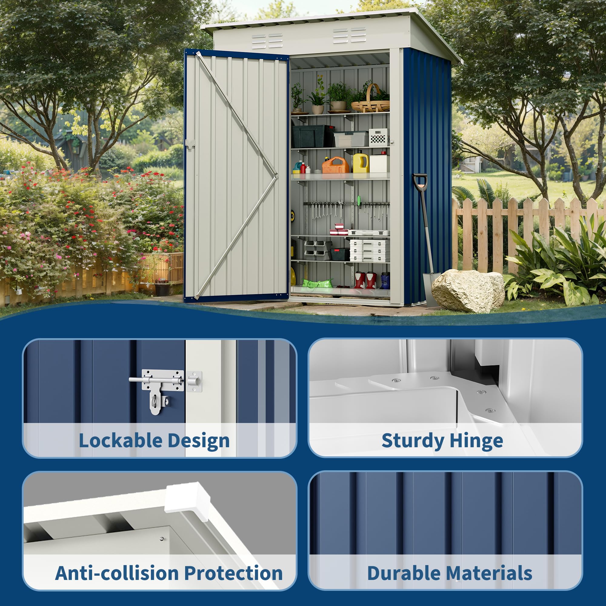 Garvee PPG343DNUJD001 Metal-Storage-Buildings-Sheds - View #5