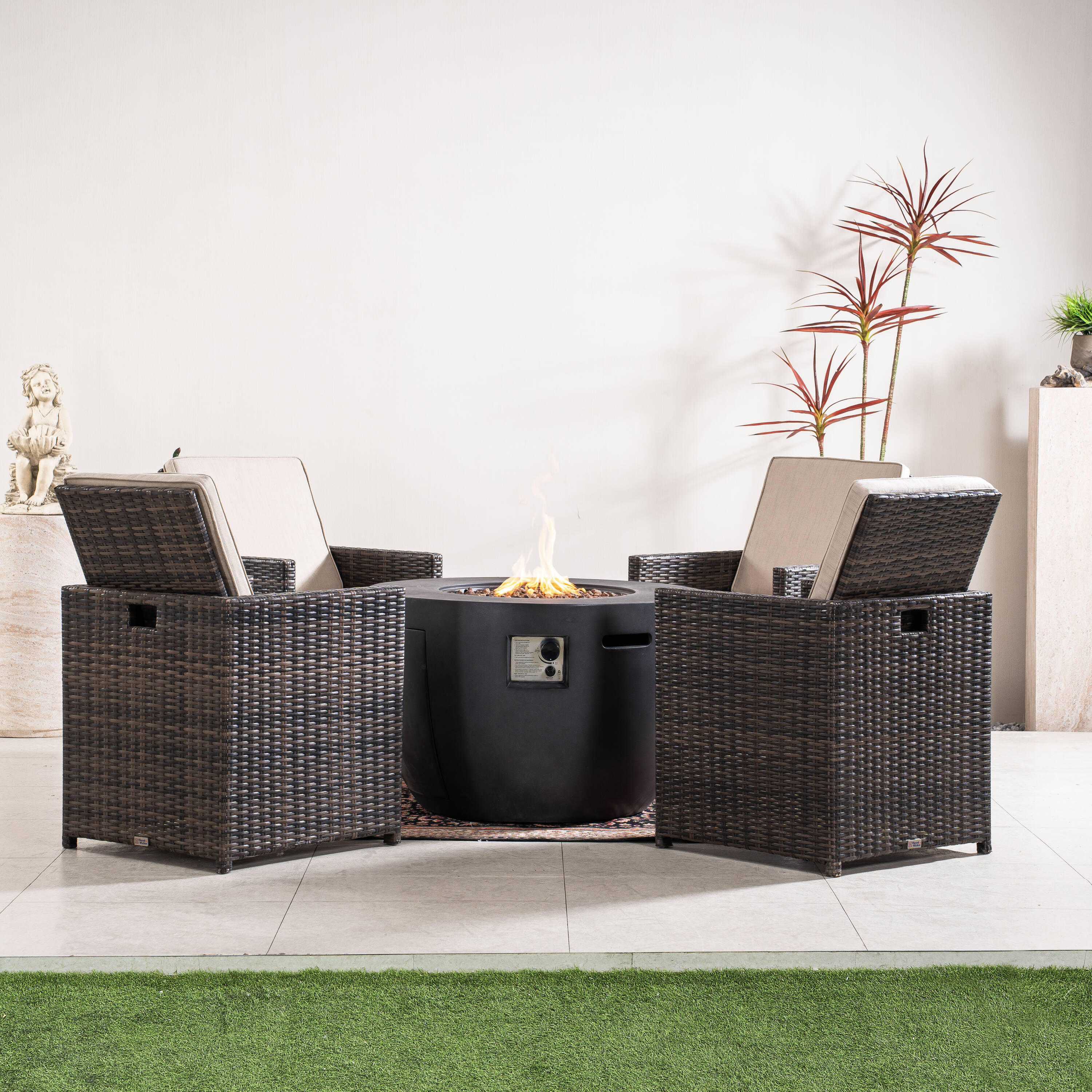 Direct Wicker DWG-2160DG3234B Patio-Conversation-Sets - View #11