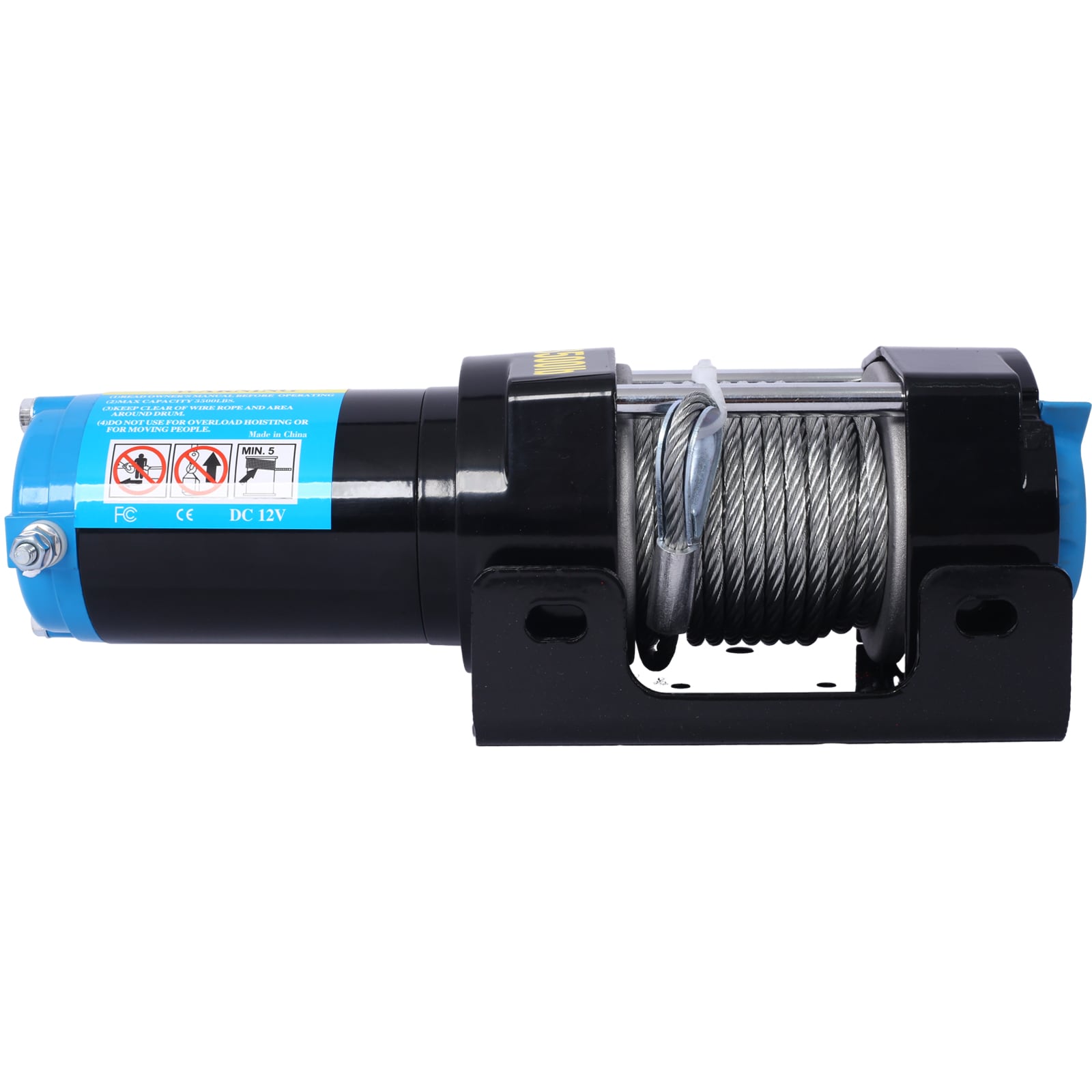 Kahomvis GH-QP214-131 3500-lb 30.0-ft Electronic Winch 1.4 -HP Motor