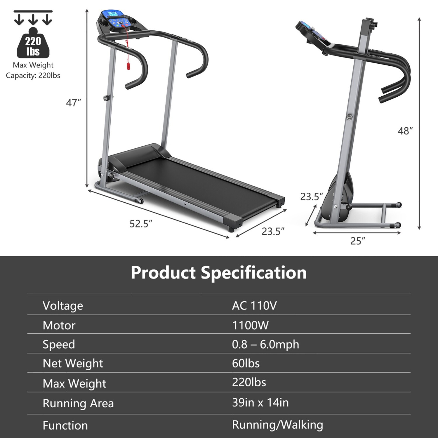 Goplus CSHY004112 treadmills - View #10