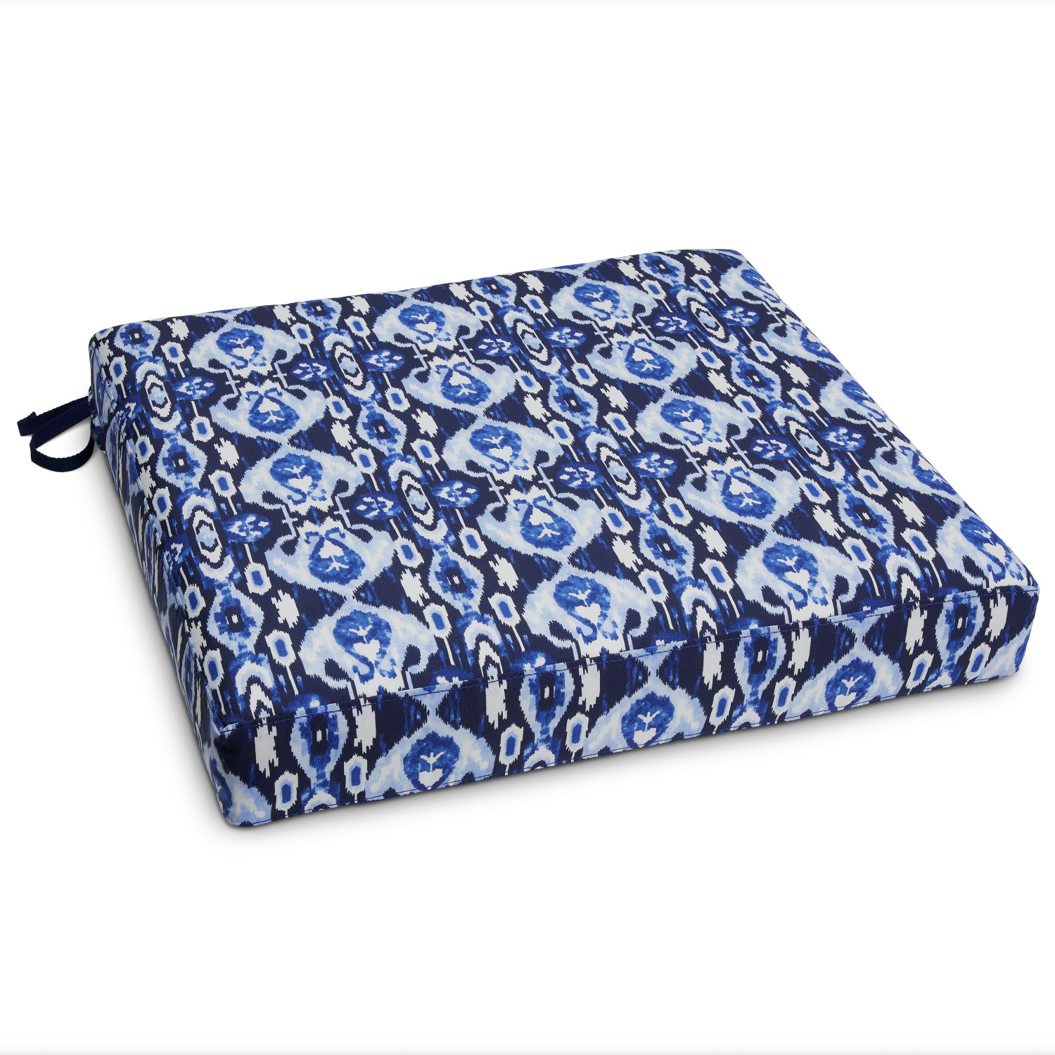Classic Accessories 62-155-010501-PL 19-in x 19-in Ikat Island Patio chair cushion