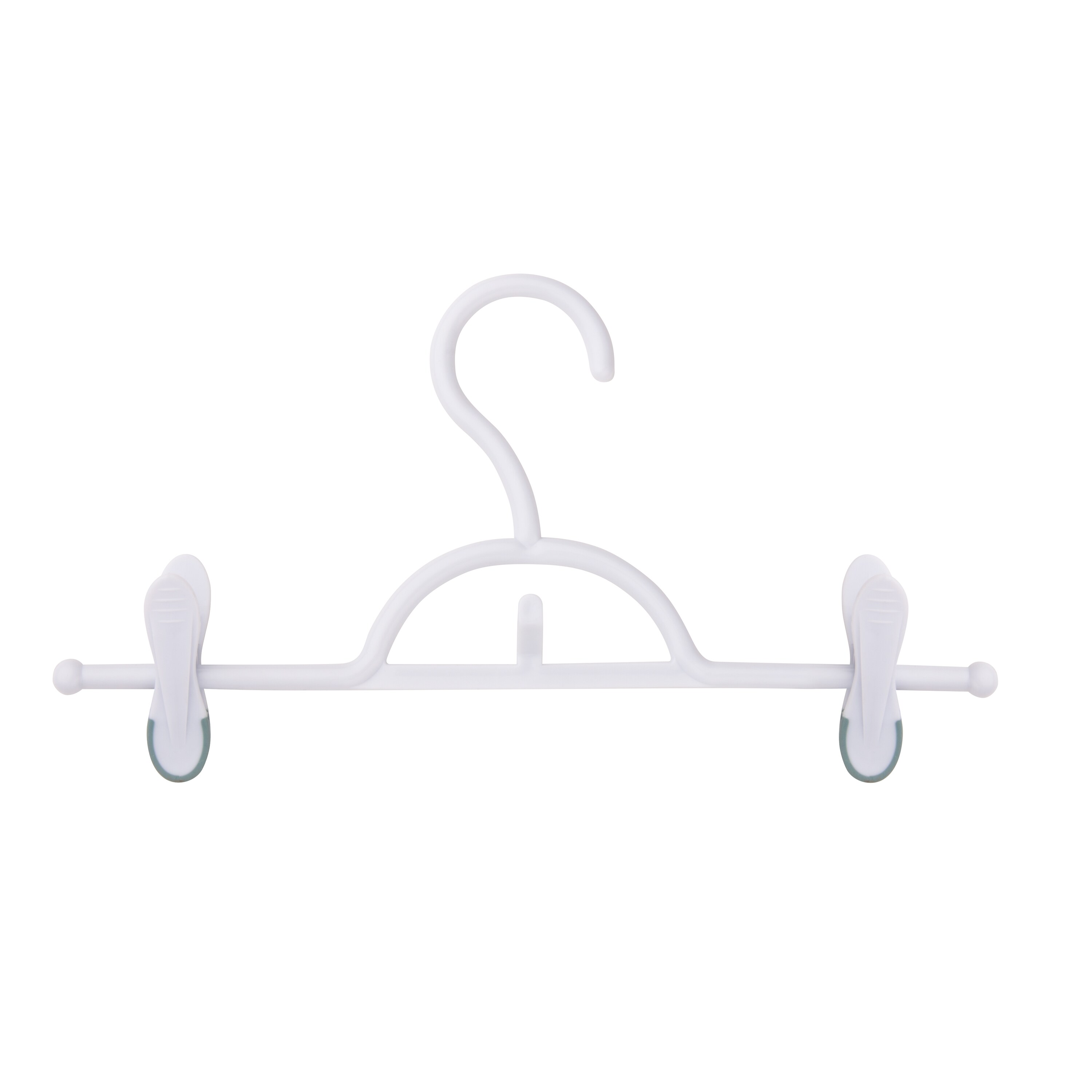 Honey-Can-Do Heavy-Duty Plastic Clothes Hangers, White, 18/Pack (HNG-09023)