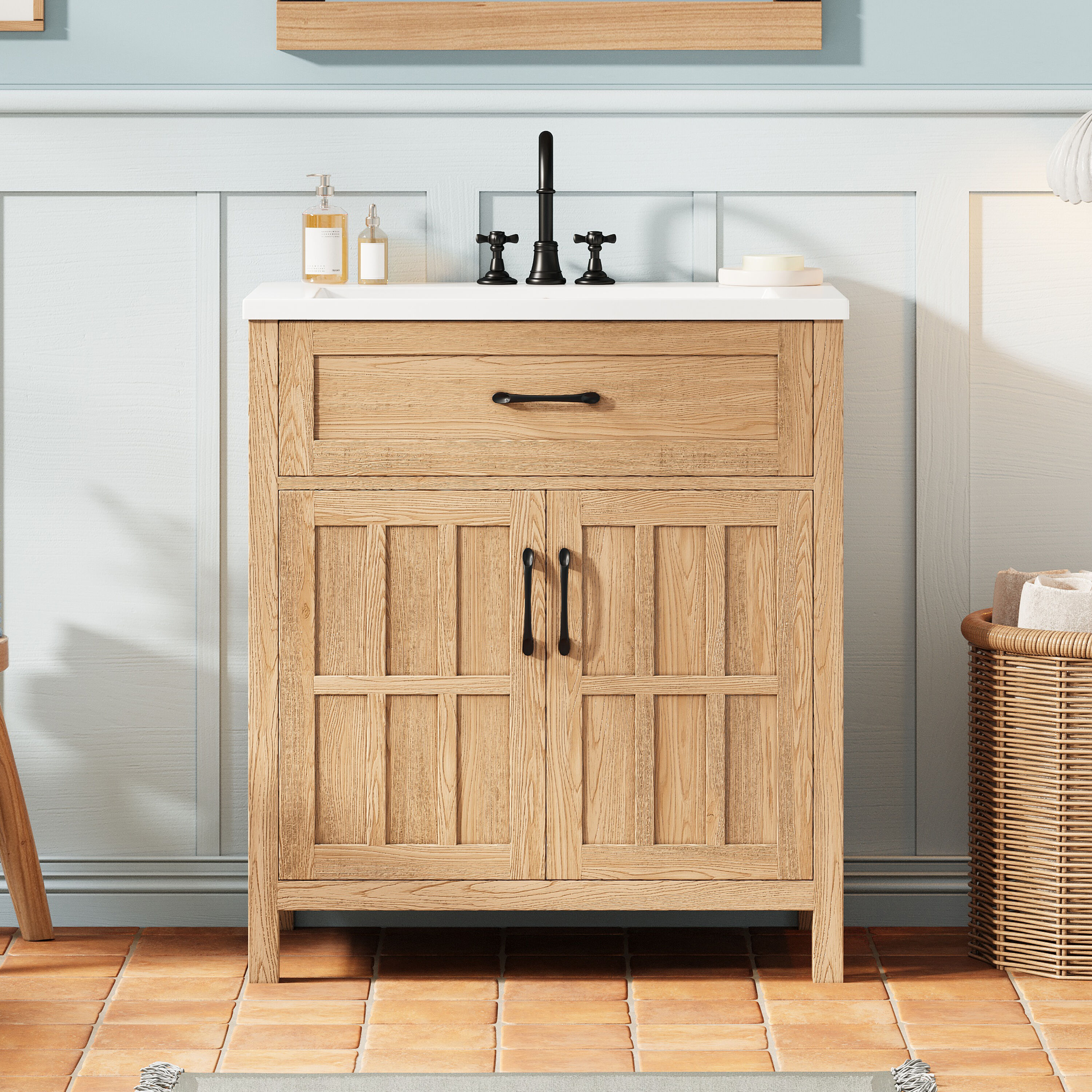 Wooakway FXLS0606-605BV047 Bath-Vanity-Combo - View #3