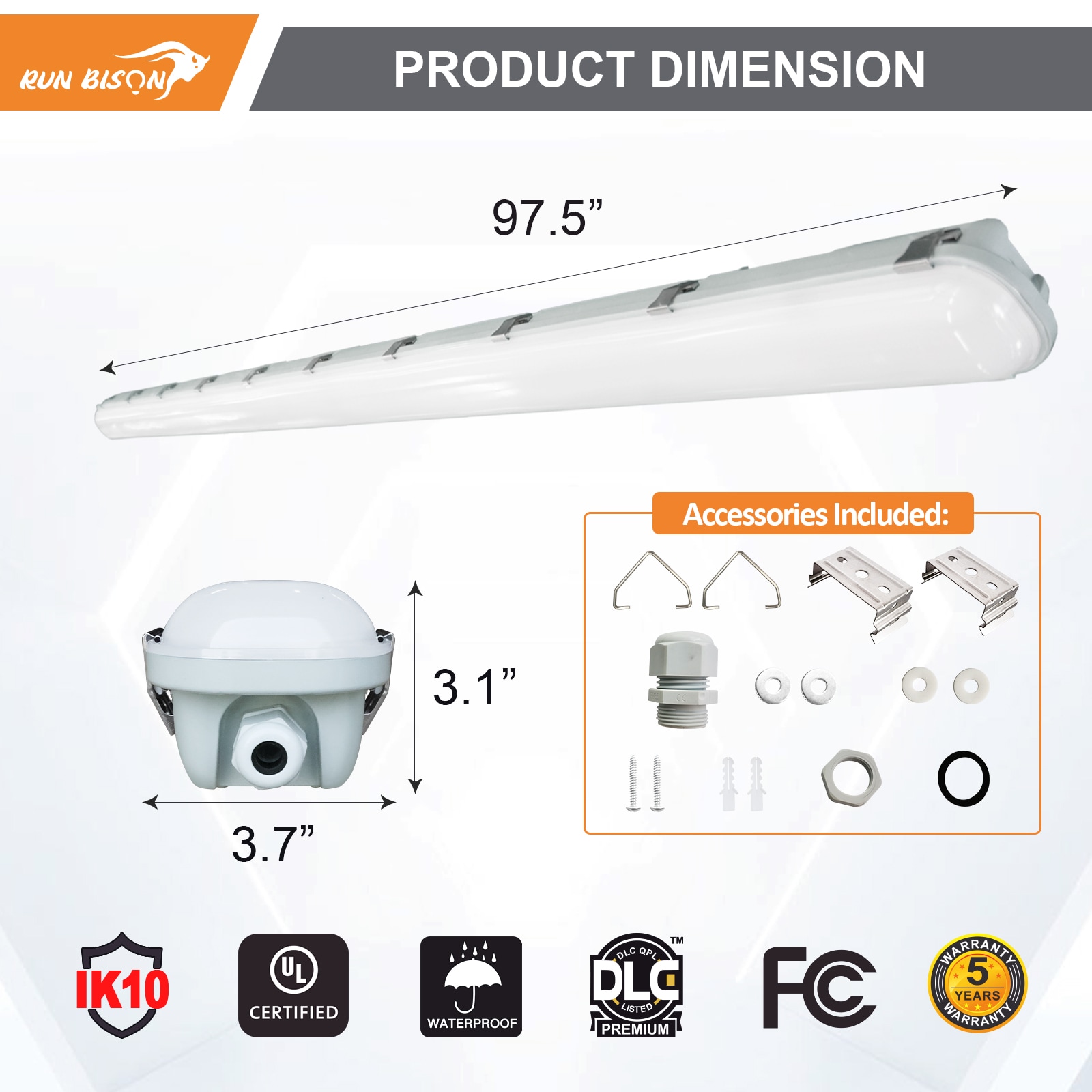 RUN BISON HT-G2LVTP-8FT/277 b040750 - View #5