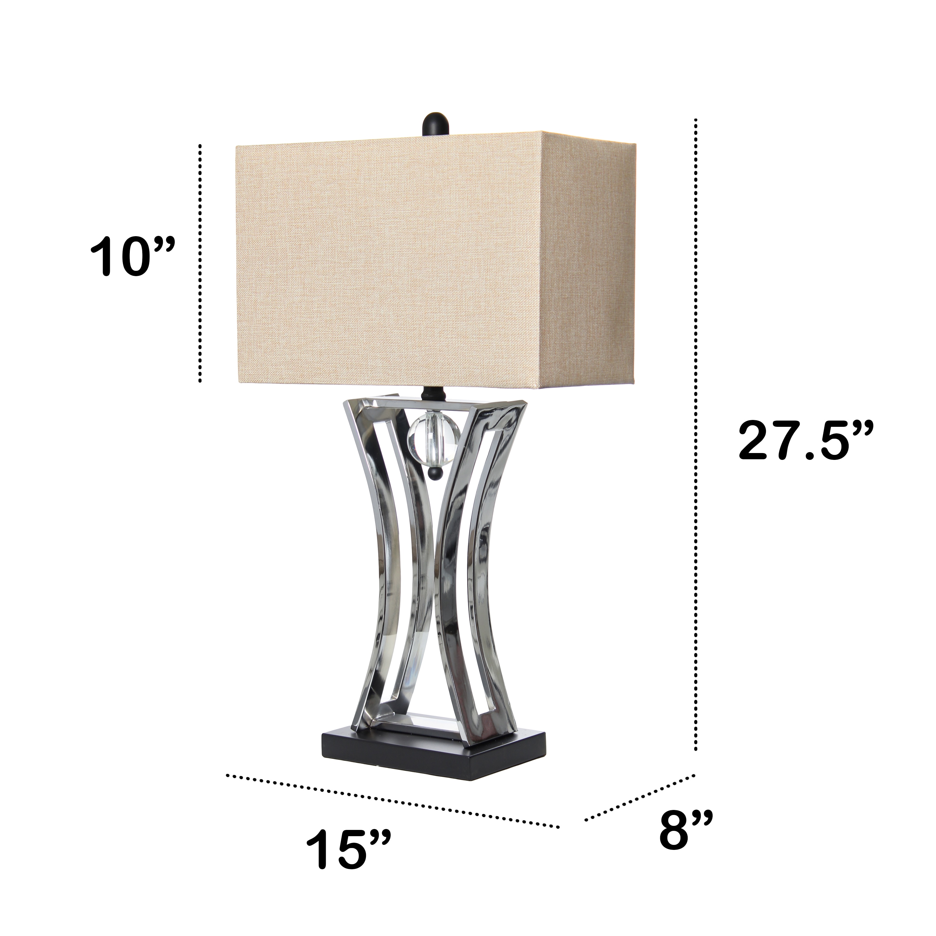 Lalia Home LHT-2003-CH Table-Lamps - View #3