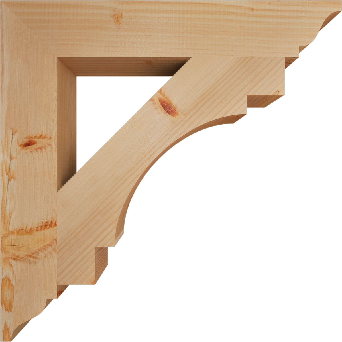 Ekena Millwork BKT04X24X24MRC01SDF Exterior-Brackets-Braces - View #3