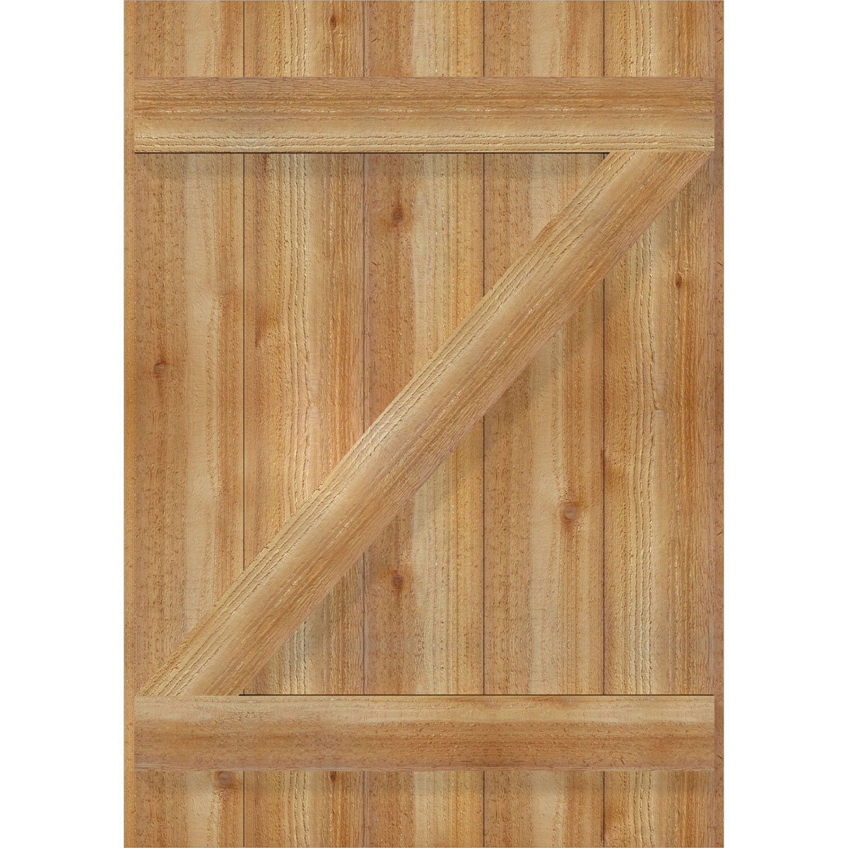 Ekena Millwork RBJ06Z26X038RWR Exterior-Shutters - View #5