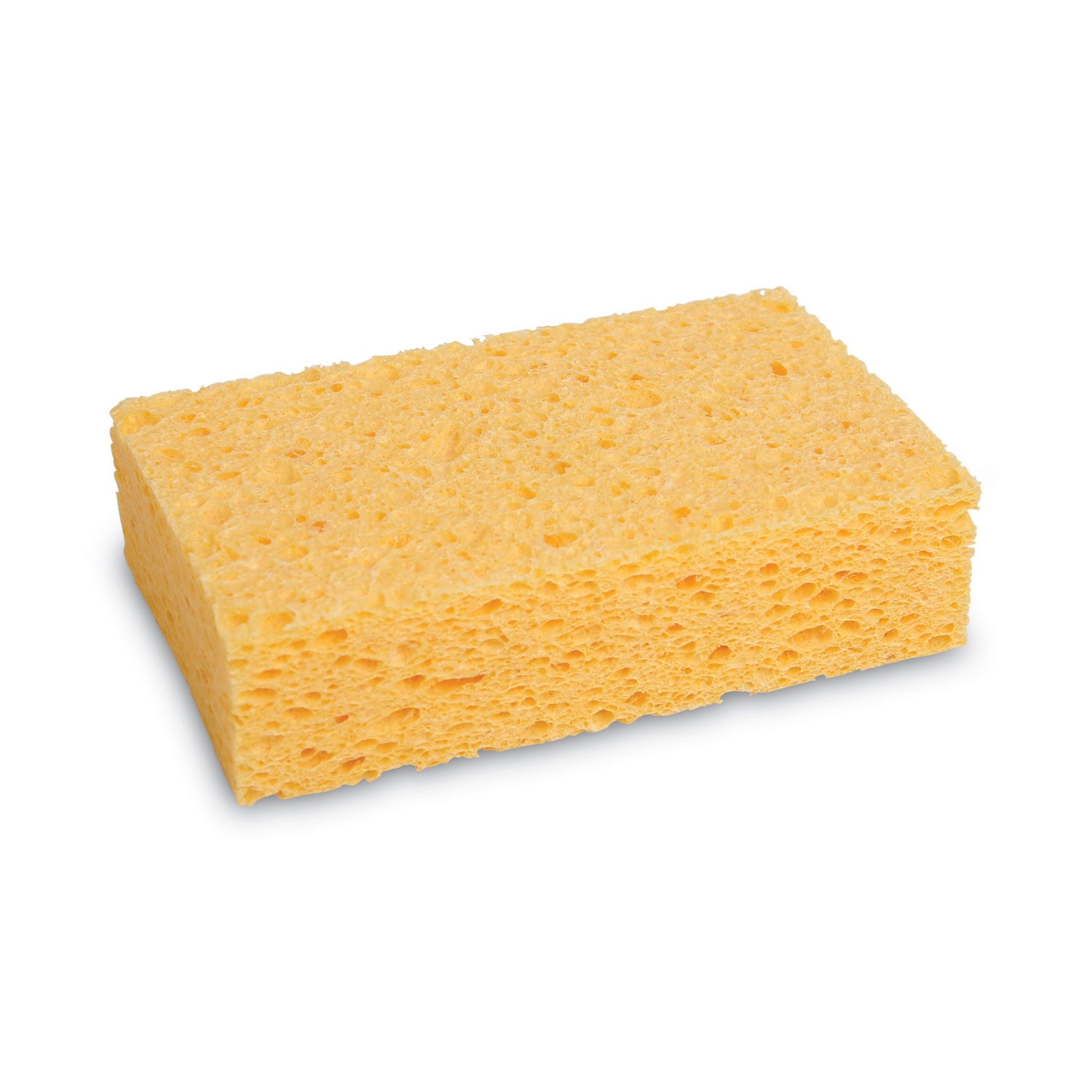 Boardwalk ESNBWKCS2 Medium Cellulose Sponge 3.67 x 6.08 1.55 Thick Yellow 24 per Carton