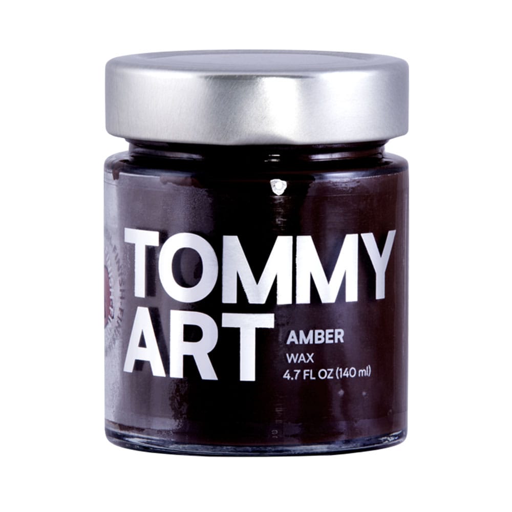 Tommy Art AS035-140 Water-based Pre-tinted Low Odor Amber Wax 140Ml Paint (4-oz)