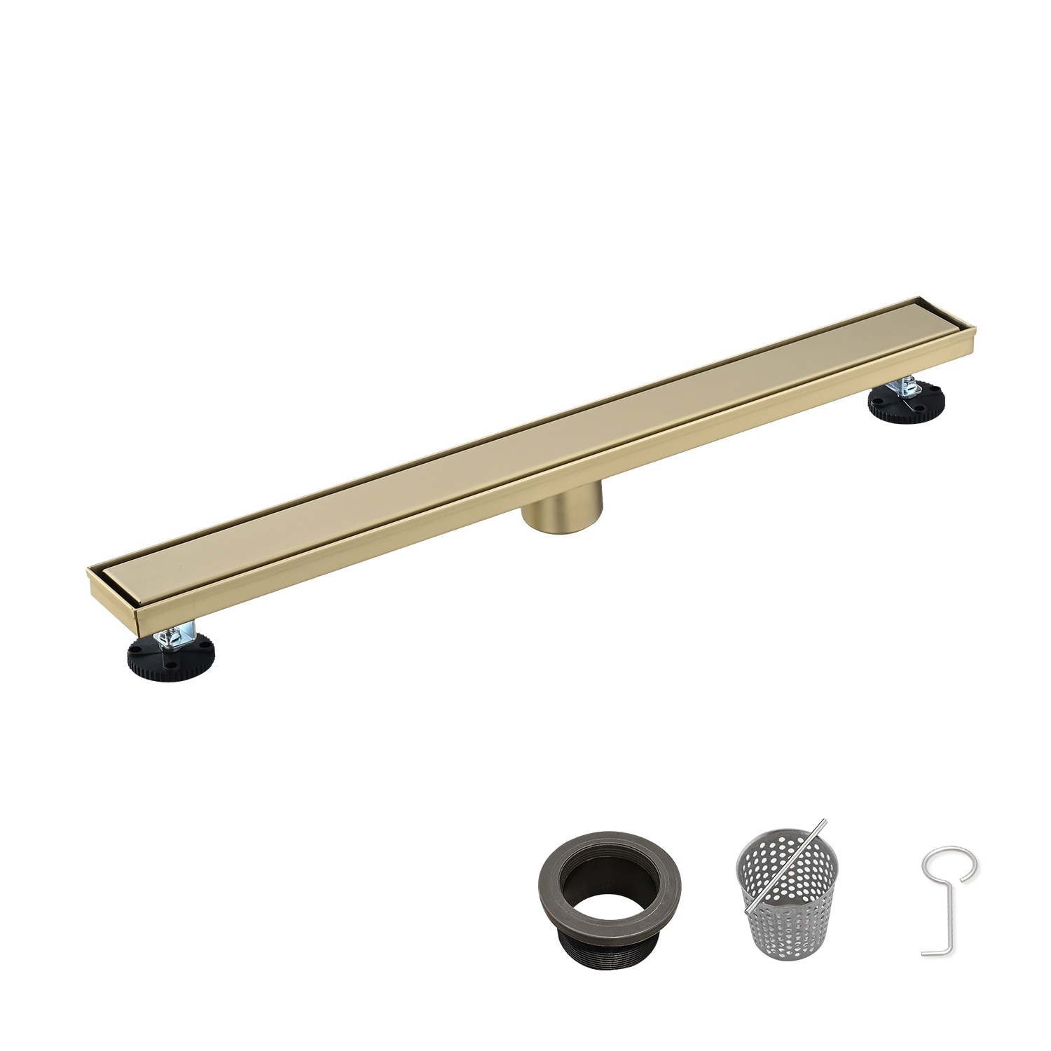 Dexmalle  30 Inch Linear Shower Drain with Removable Cover