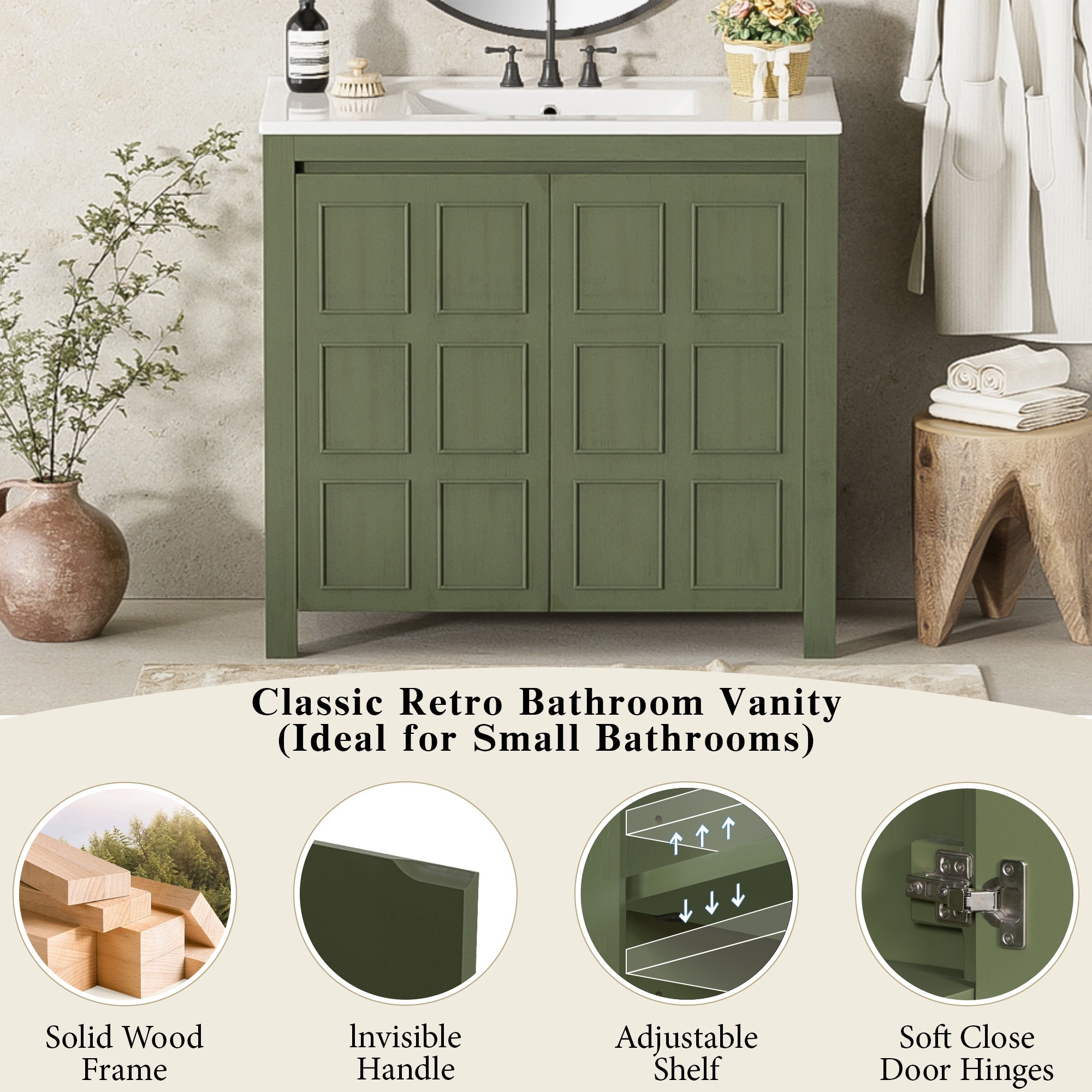 HyperDrop Cart B-9J2X1X2D3X7A Bath-Vanity-Combo - View #4