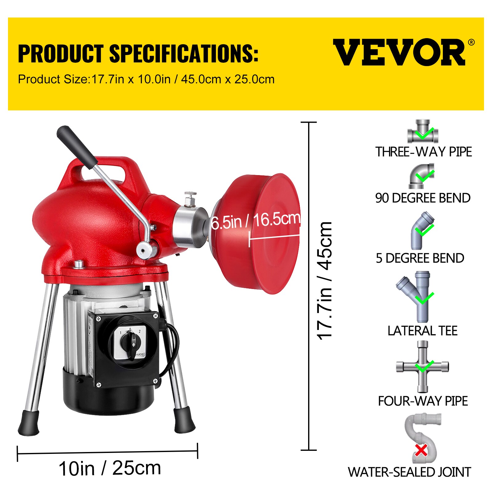VEVOR GDSTJ250WGQ750001V1 Machine-Augers - View #8