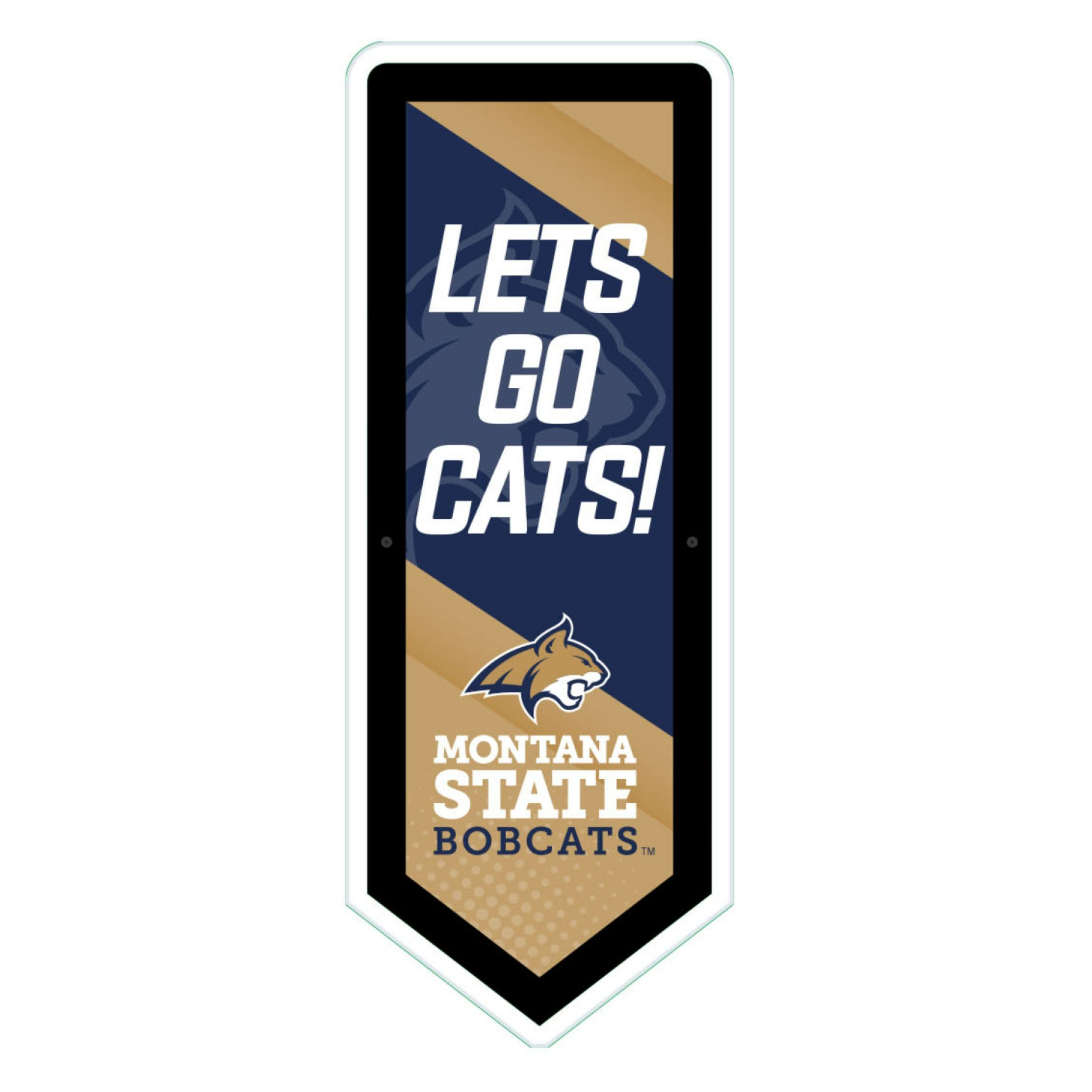 Evergreen 8LED976PEN Montana Grizzlies 8.87-Inches W x 23-Inches H Acrylic Sports Wall Phrases Wall accent