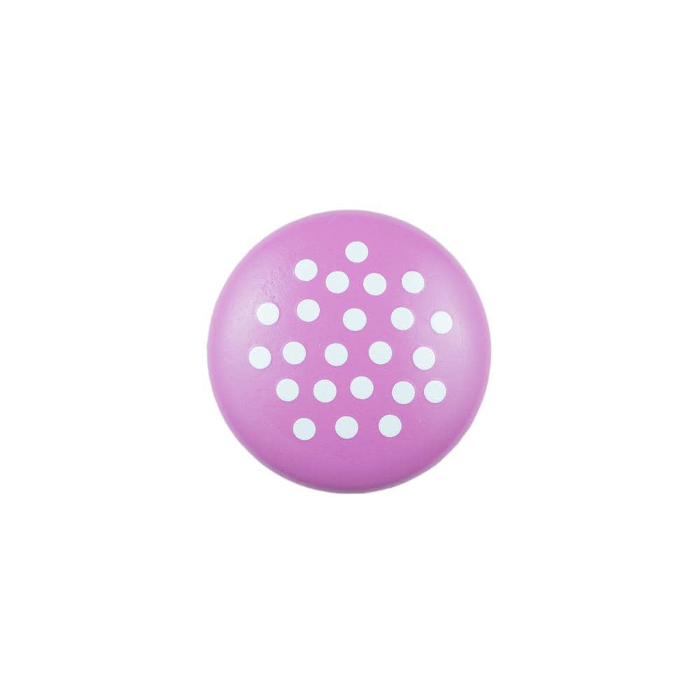 Sumner Street Home Hardware RL061169 1-1/2-in Pink with White Dots Round Transitional Cabinet Knob